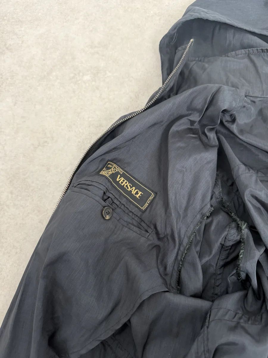 Versace 2000s Versace Bondage Black Hooded Jacket Size US L / EU 52-54 / 3 - 12 Thumbnail