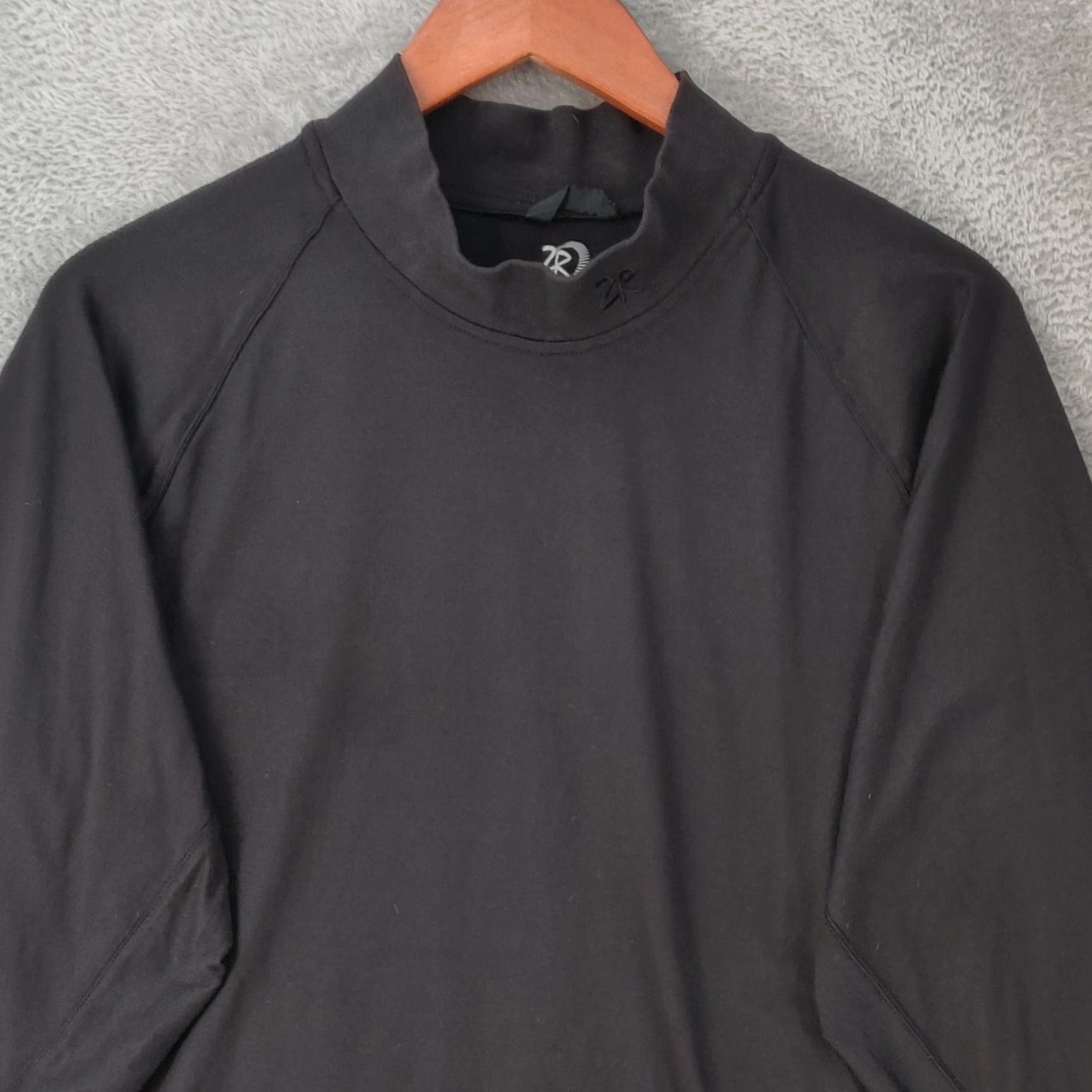 Vintage Zero Restriction Tour Series Shirt Men's XL Black Long Sleeve Mock Neck Golf Size US XL / EU 56 / 4 - 2 Thumbnail