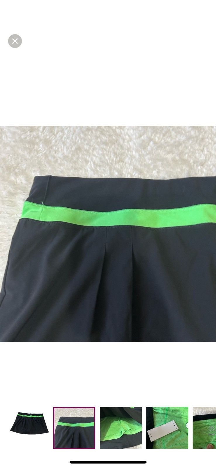 Adidas Adidas large black athletic skort Size 34" / US 12 / IT 48 - 4 Thumbnail