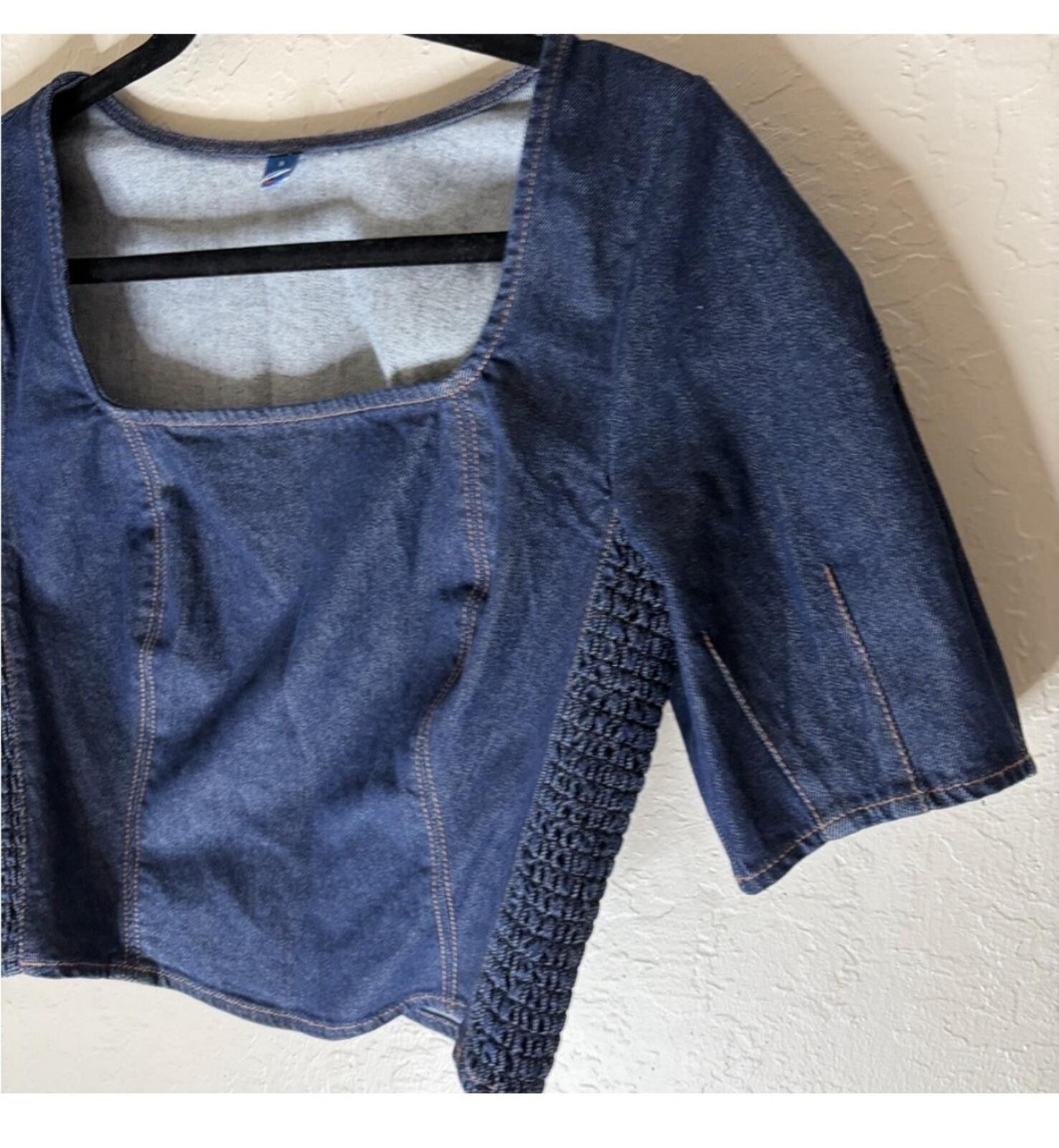 Old Navy Old navy denim crop top Size S / US 4 / IT 40 - 2 Thumbnail