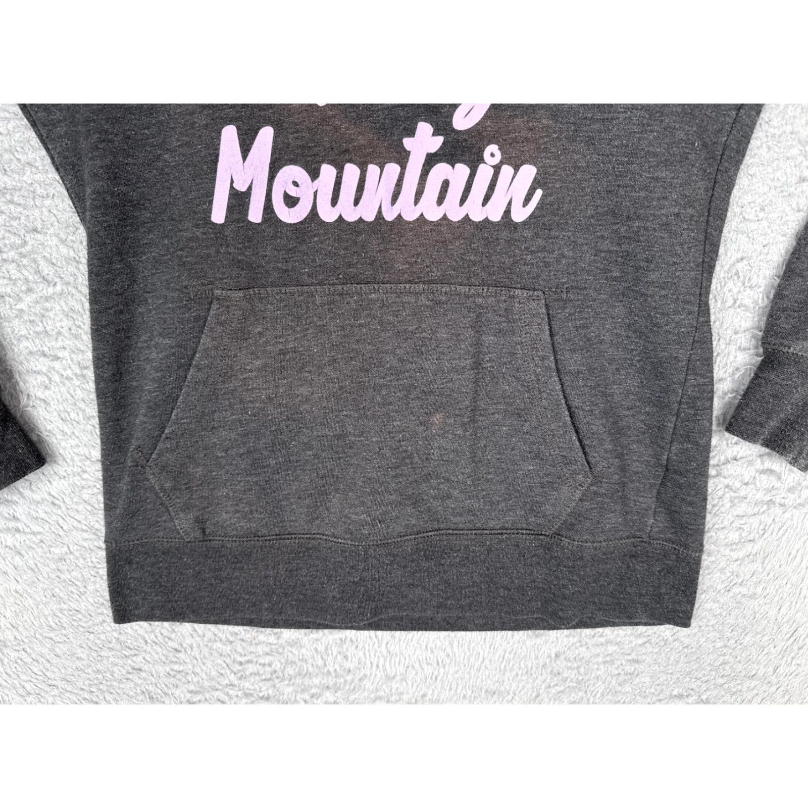 The North Face The North Face Hoodie Womens Small Gray Rocky Mountain Graphic Pullover Fleece Size S / US 4 / IT 40 - 5 Thumbnail