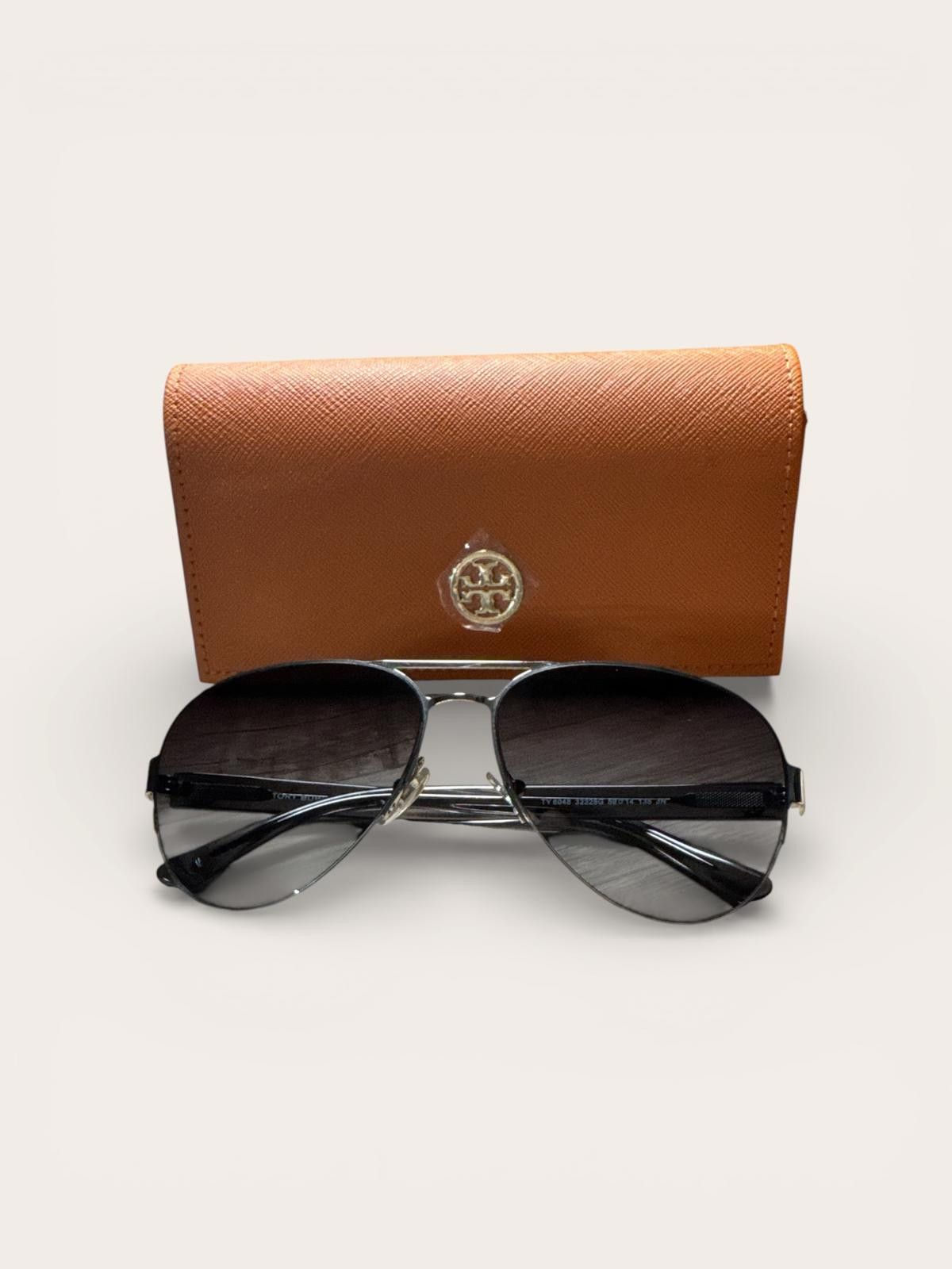 Tory Burch Aviator Sunglasses with Case & Pouch