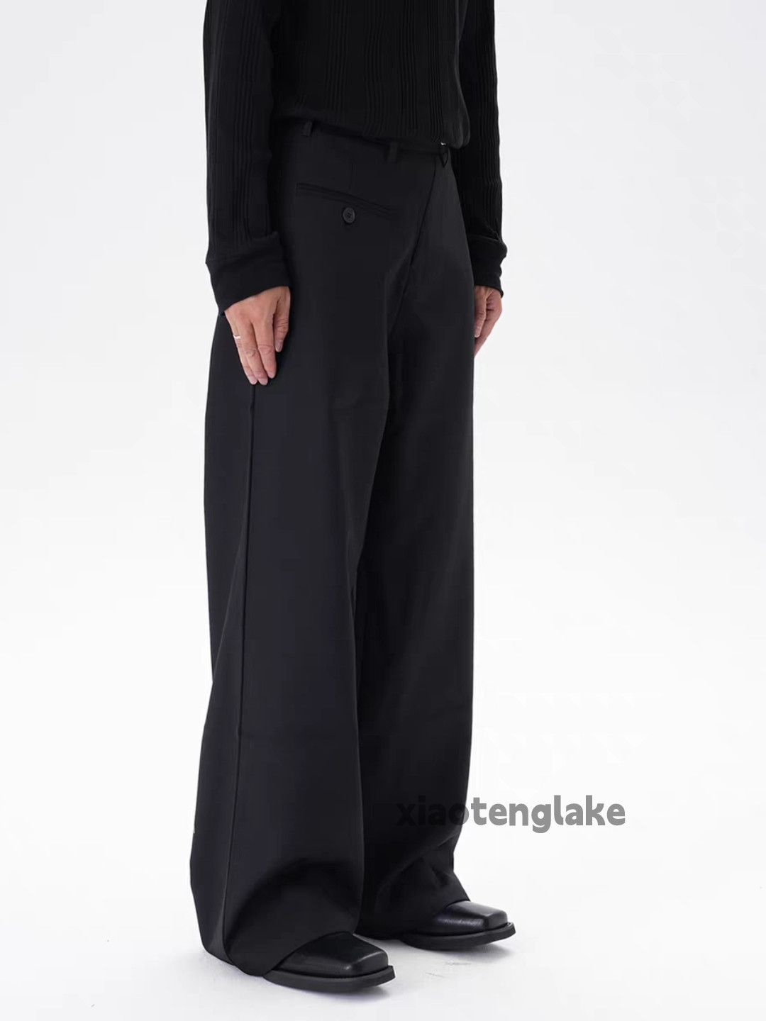 Vintage xtl retro y2k loose hiphop flared yuppie cleanfit pants Size US 30 / EU 46 - 7 Thumbnail