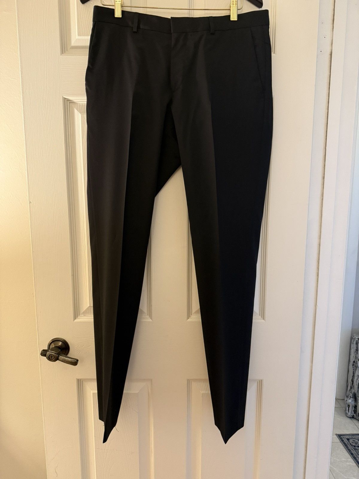 Hugo Boss Hugo Boss Griffin 1818 Black Dress Pants 34R Size 34R - 1 Thumbnail