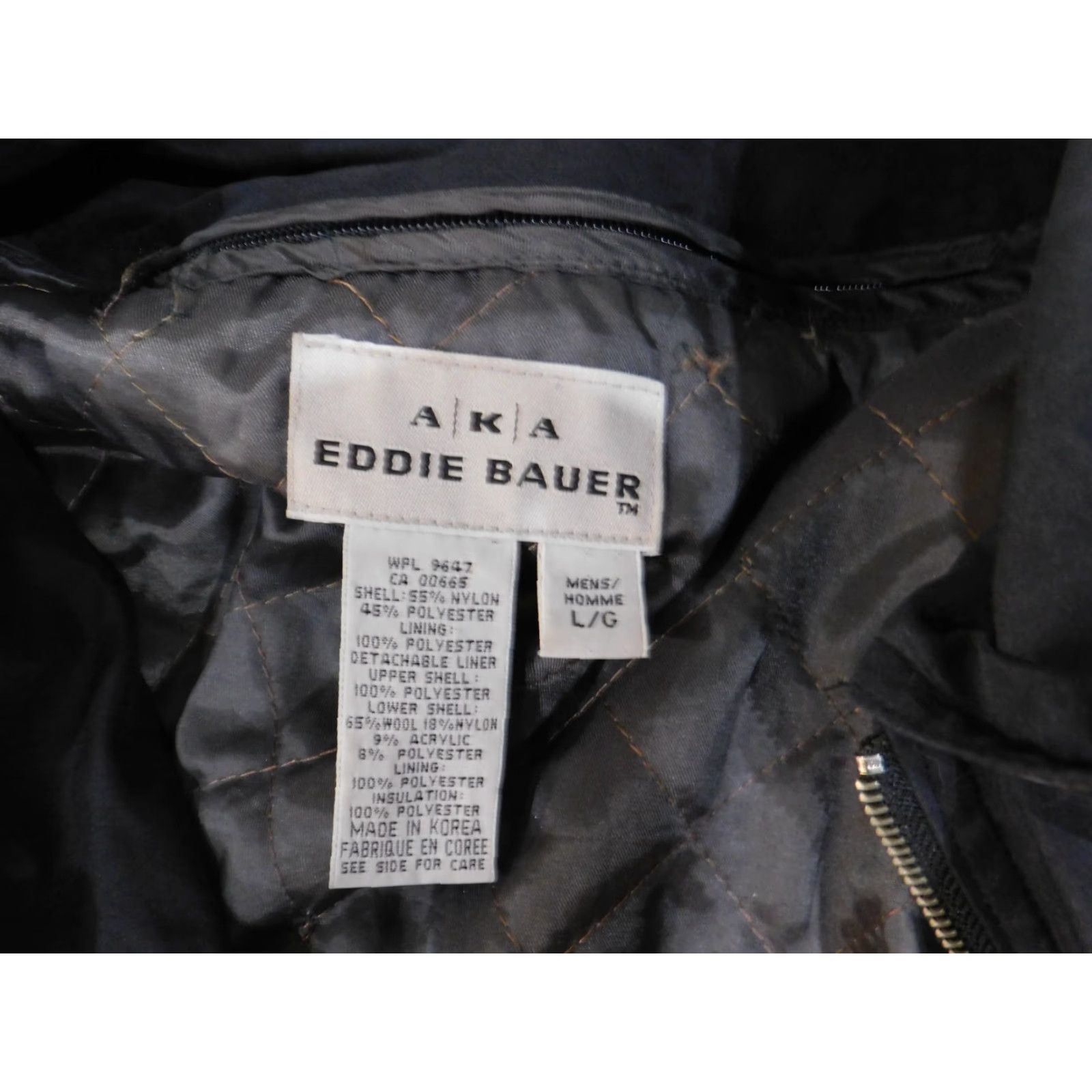 Eddie Bauer Eddie Bauer Jacket Mens Large Black Sherpa Lining Zip Outdoor Heavy Parka Size US L / EU 52-54 / 3 - 4 Thumbnail