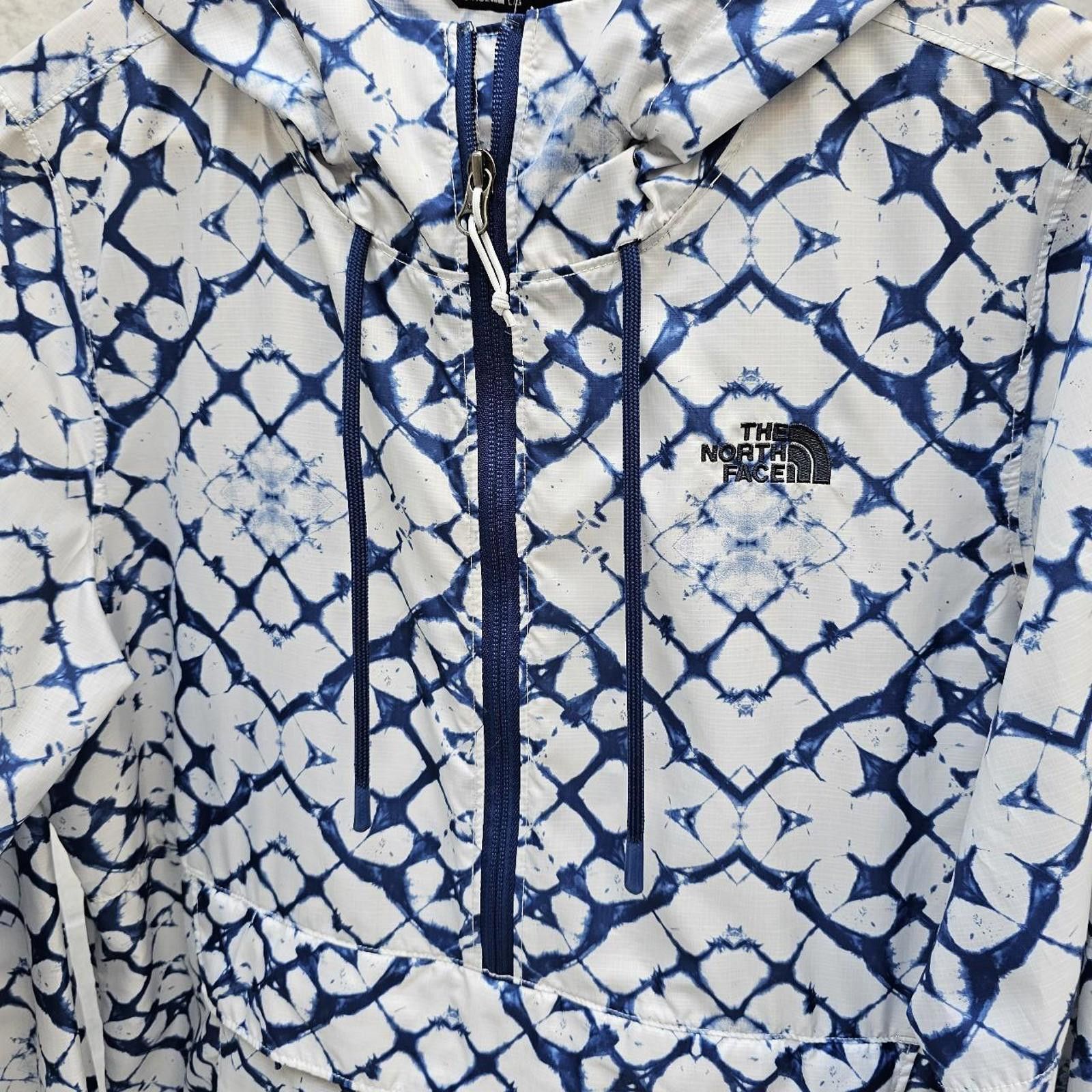 The North Face The North Face Women's White and Blue Rain Jacket Size L / US 10 / IT 46 - 2 Thumbnail