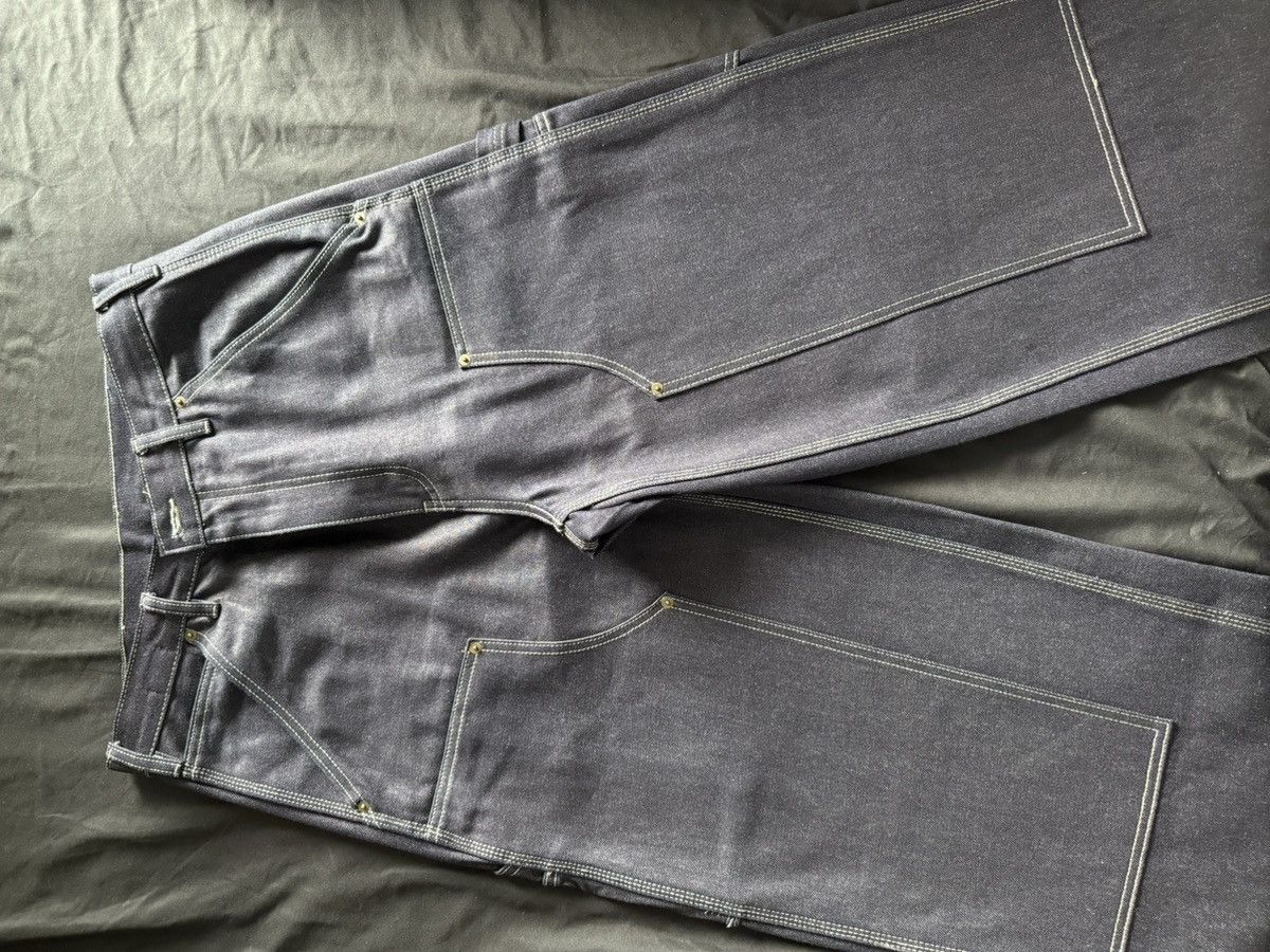 Emostanceclub Japanese Carpenter Baggy Jeans - Indigo Blue