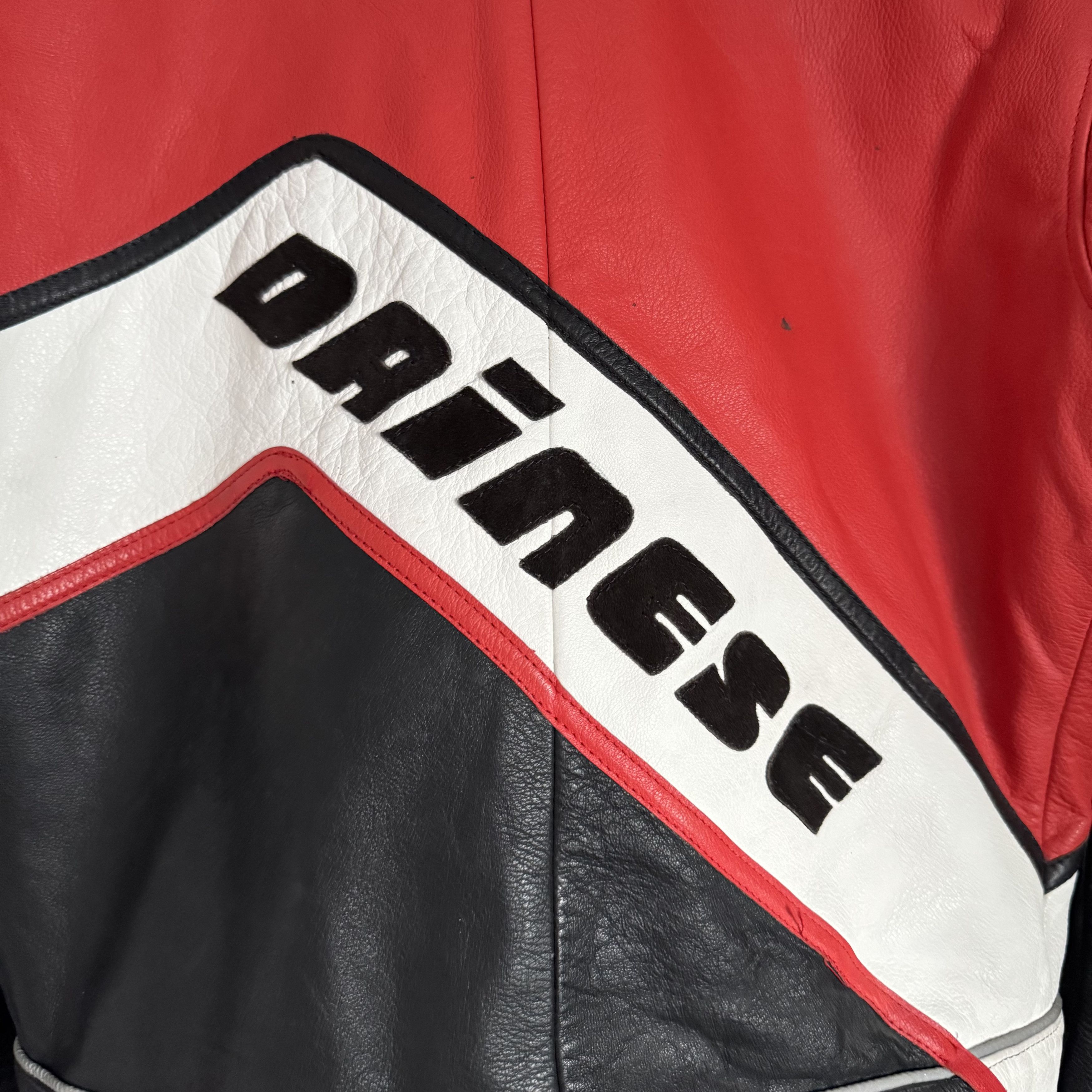 Dainese Vintage DAINESE Moto Suit – Jacket + Pants – Leather Logo Size 46R - 7 Thumbnail