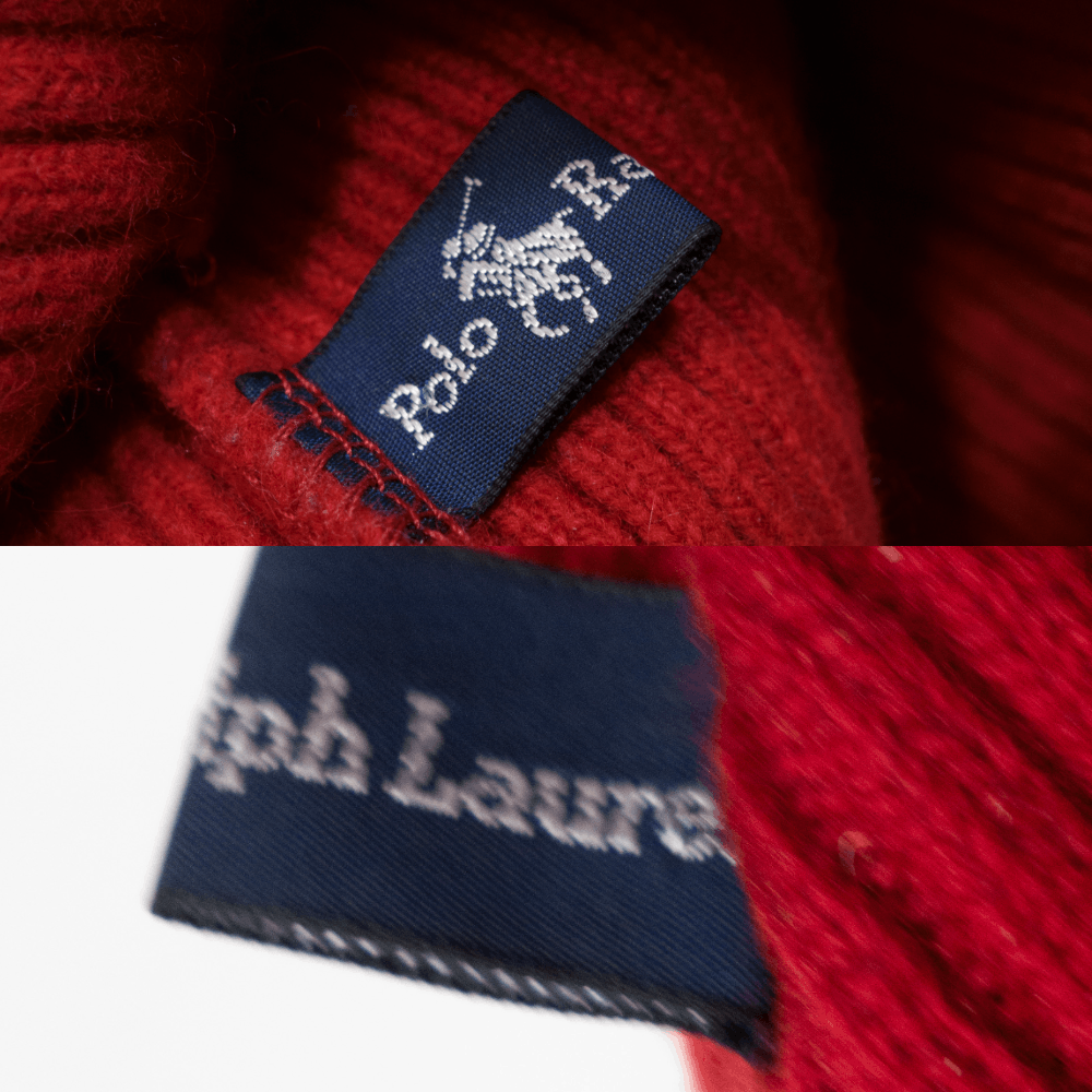 Polo Ralph Lauren 90S Logo Ribbed Wool Hat Size ONE SIZE - 4 Thumbnail