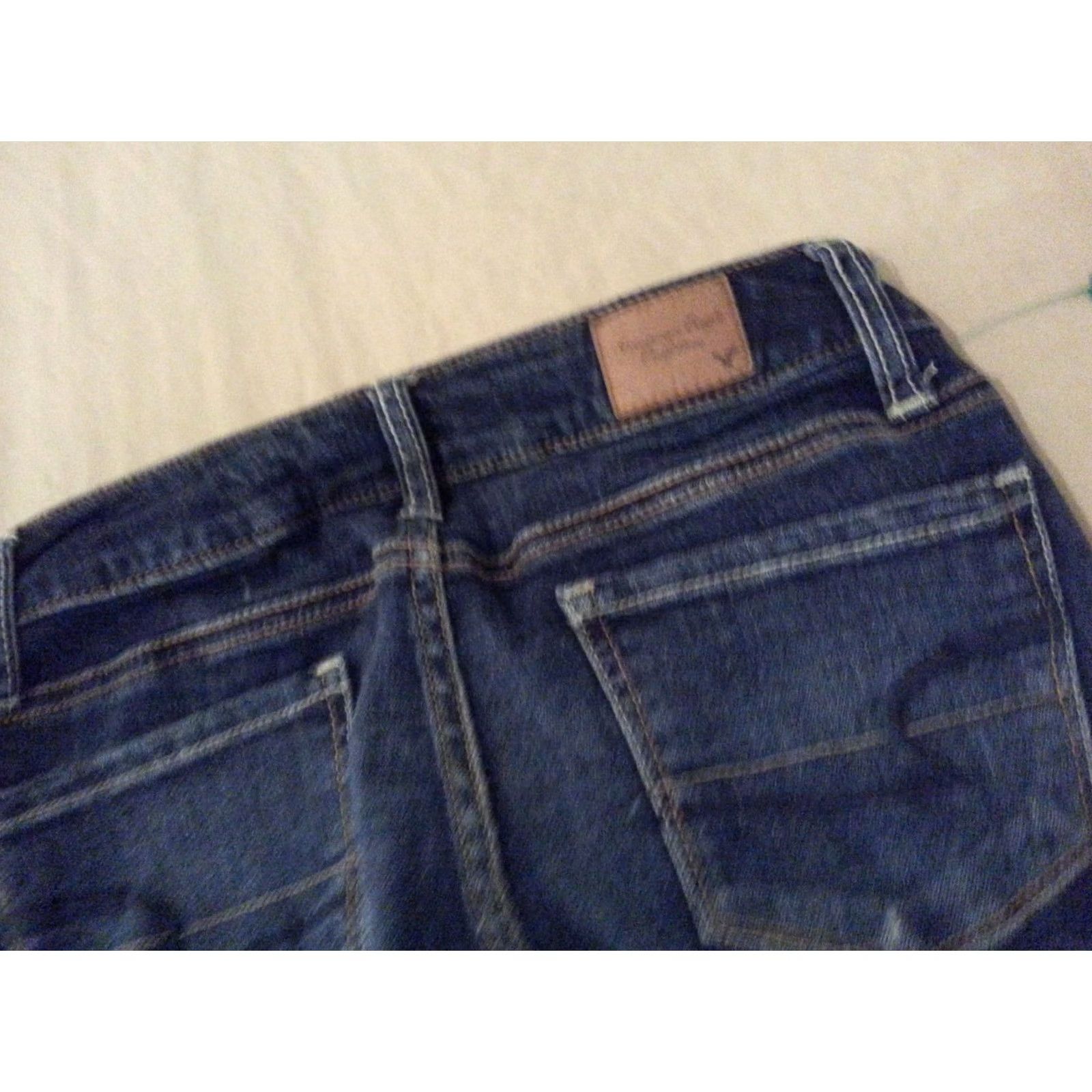 American Eagle Outfitters Womens American Eagle Outfitters Skinny Jeans 00 Short Denim Jeans Blue Regular Women Skinny 00 Short Mens? Size 24" / US 00 / IT 34 - 3 Thumbnail