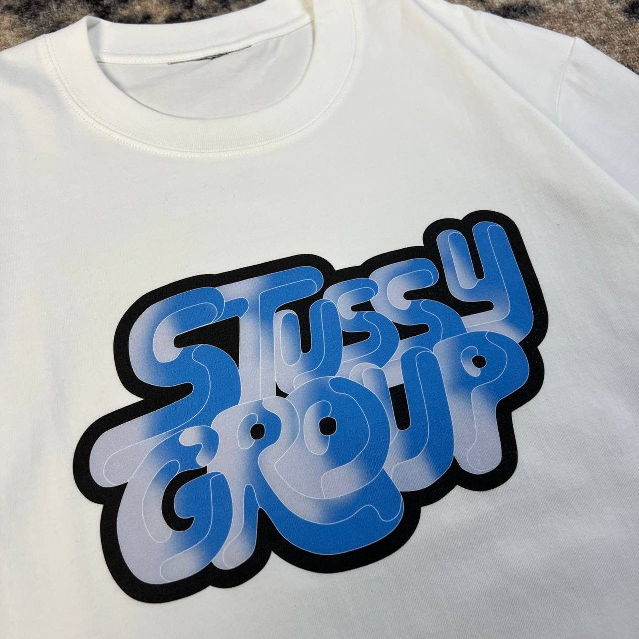 Stussy Stussy Big Logo Vintage White T-Shirt Streetwear Style Size US M / EU 48-50 / 2 - 3 Thumbnail