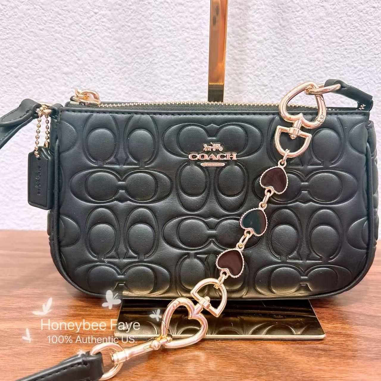 Coach Nolita 19 In Signature Leather CZ456 plus extended chain Size ONE SIZE - 3 Thumbnail
