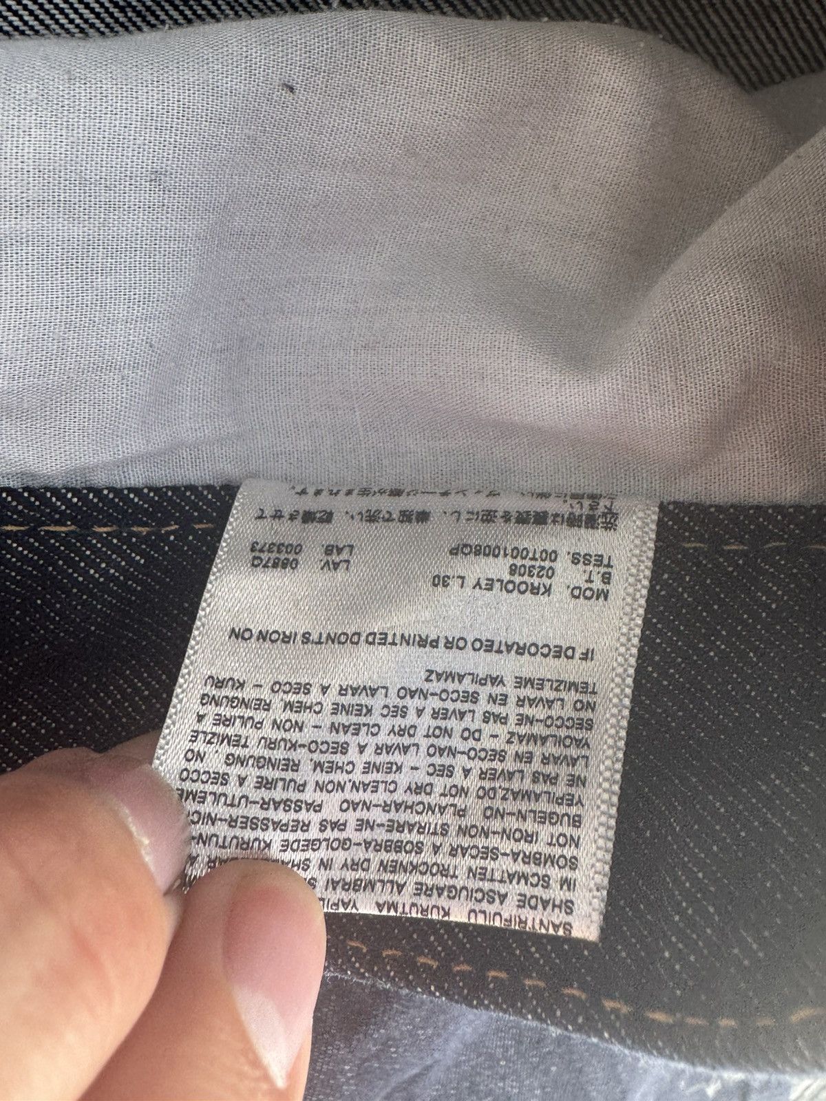 Other Estudio Niksen BALLOW class 9 factory raw denim Size US 30 / EU 46 - 5 Thumbnail