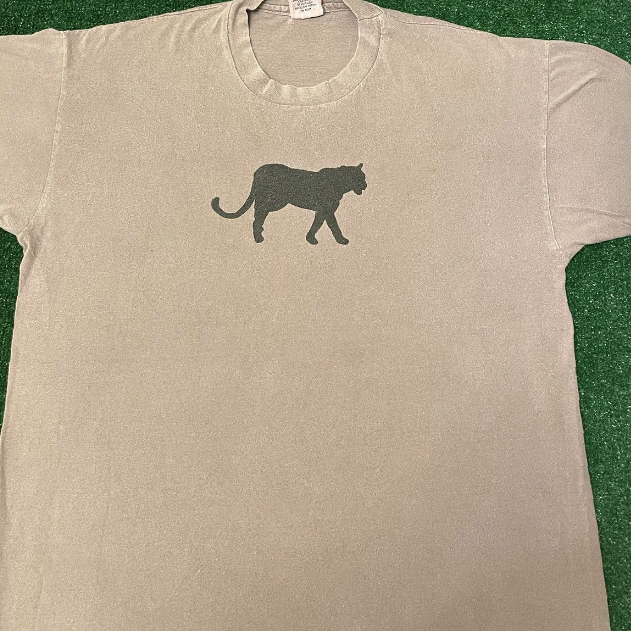 Vintage VINTAGE Panther Power Builder Promo Jungle 90s Shirt Mens XL Brown T-Shirt Size US XL / EU 56 / 4 - 4 Thumbnail
