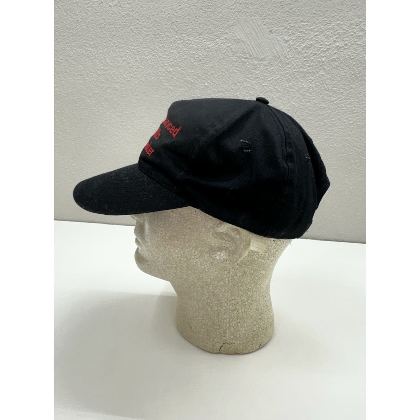 Vintage Nissin Cap Snapback Hat Black Advanced Skills Center Adjustable Cap Men One Size Canvas Size ONE SIZE - 5 Thumbnail