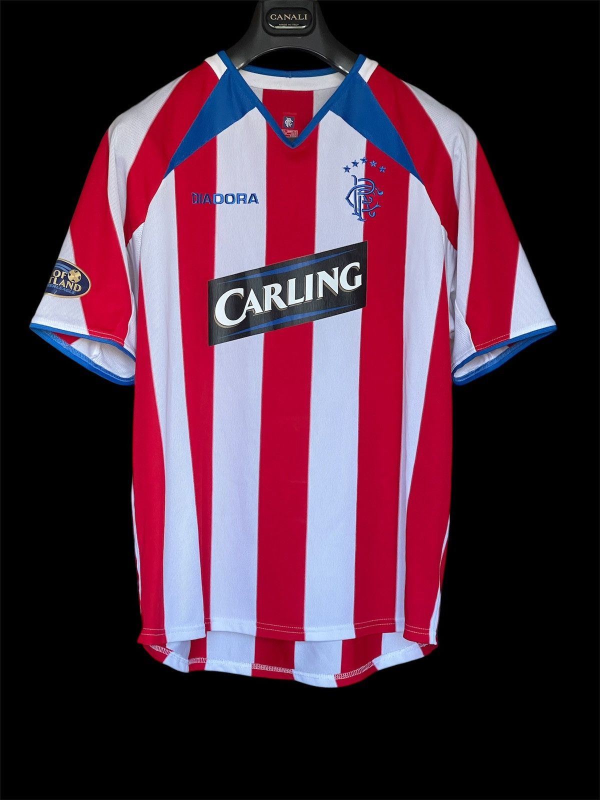 Diadora × Vintage 2002 Diadora Rangers vintage red soccer jersey Size US L / EU 52-54 / 3 - 1 Thumbnail