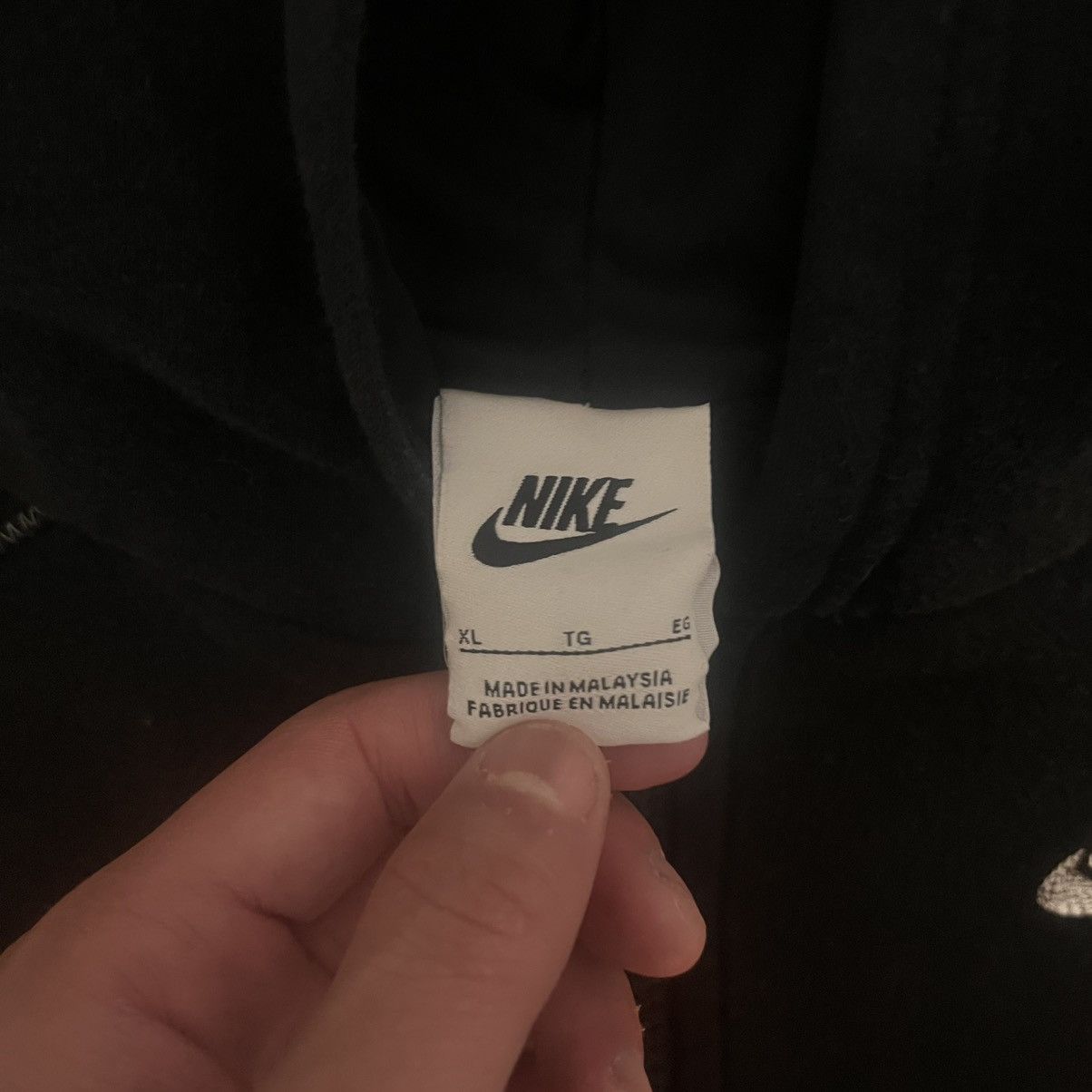 Nike × Vintage BLACK NIKE JACKET Size US S / EU 44-46 / 1 - 2 Thumbnail