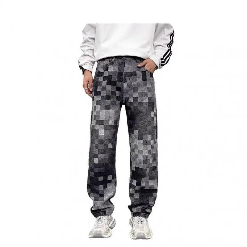 Japanese Brand Retro loose printed casual jeans Size US 30 / EU 46 - 5 Thumbnail