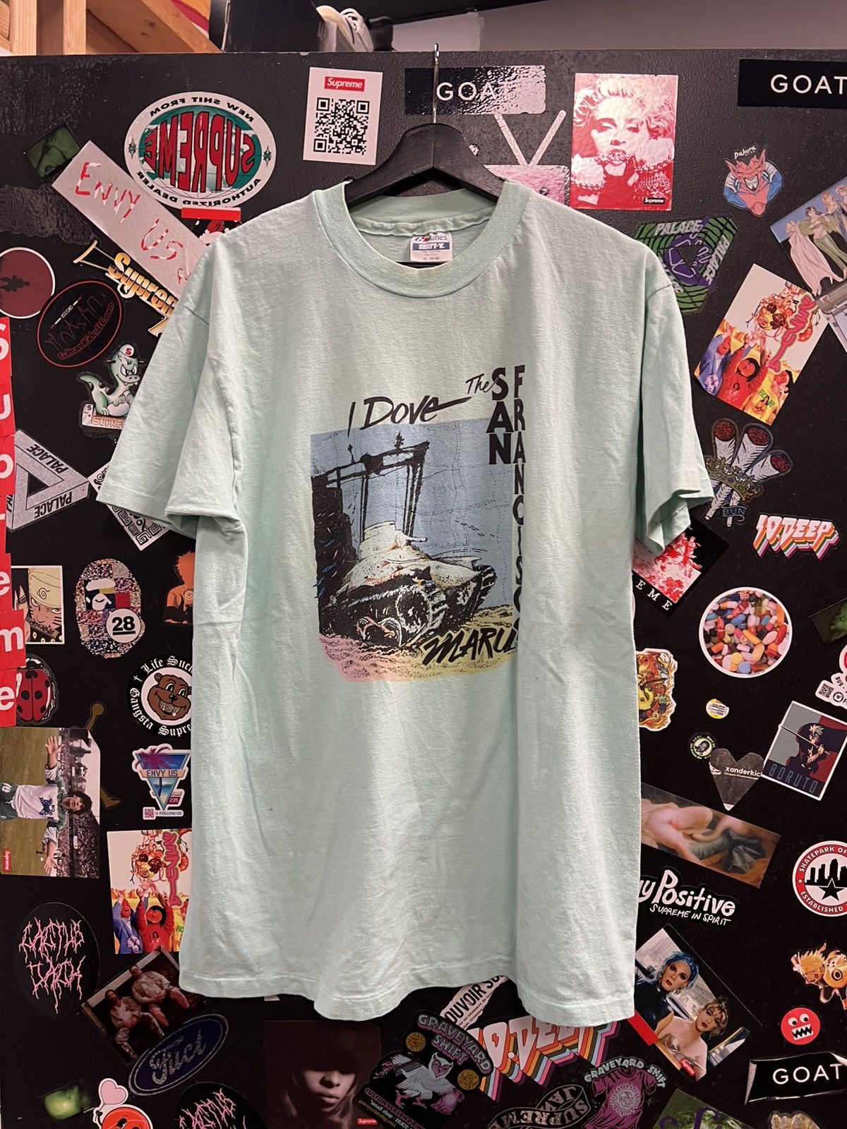 Vintage Vintage I Dove The San Francisco Maru Shirt Size US XL / EU 56 / 4 - 1 Thumbnail