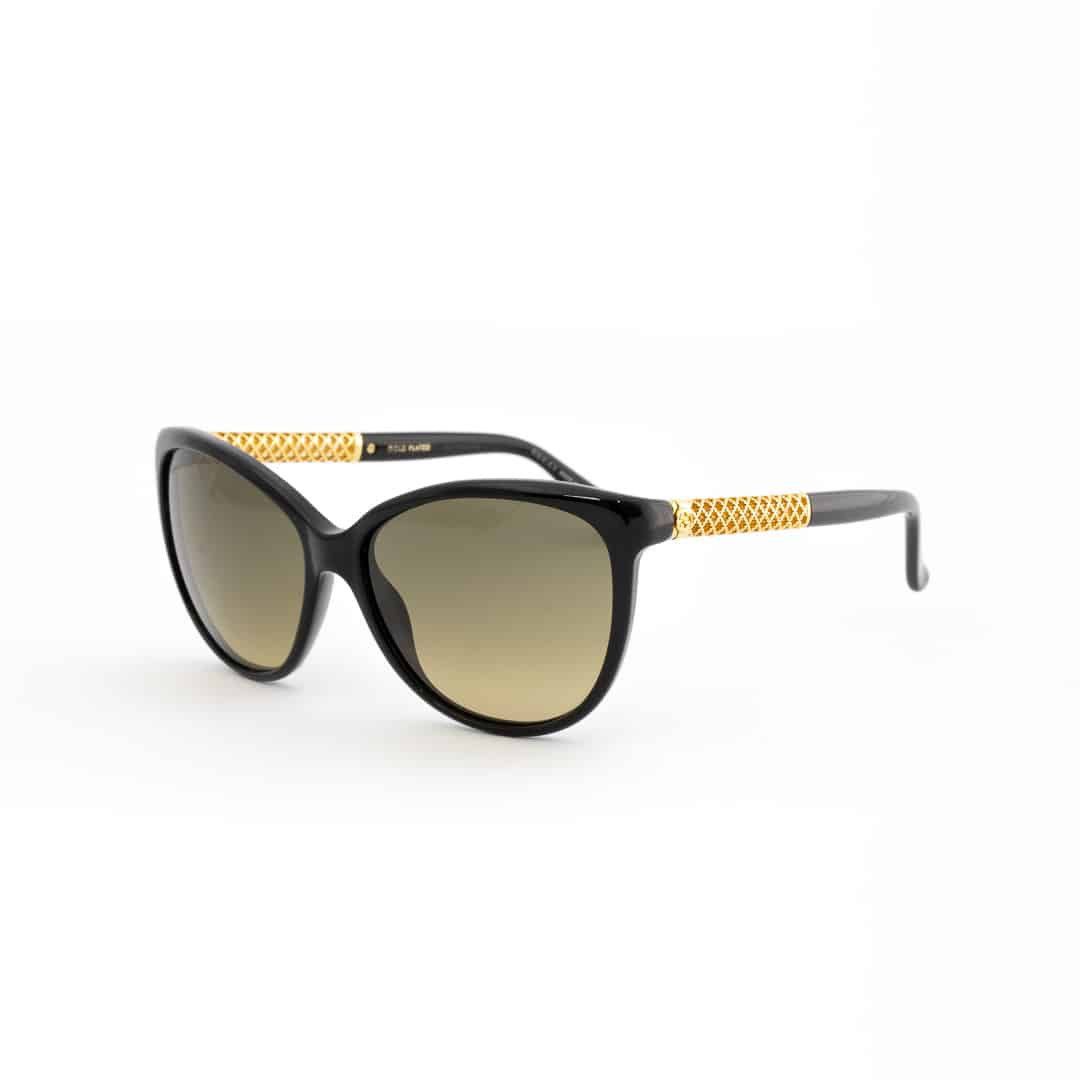 Gucci Gucci Gold Plated Black Sunglasses GG3692 Cat Eye Size ONE SIZE - 1 Thumbnail
