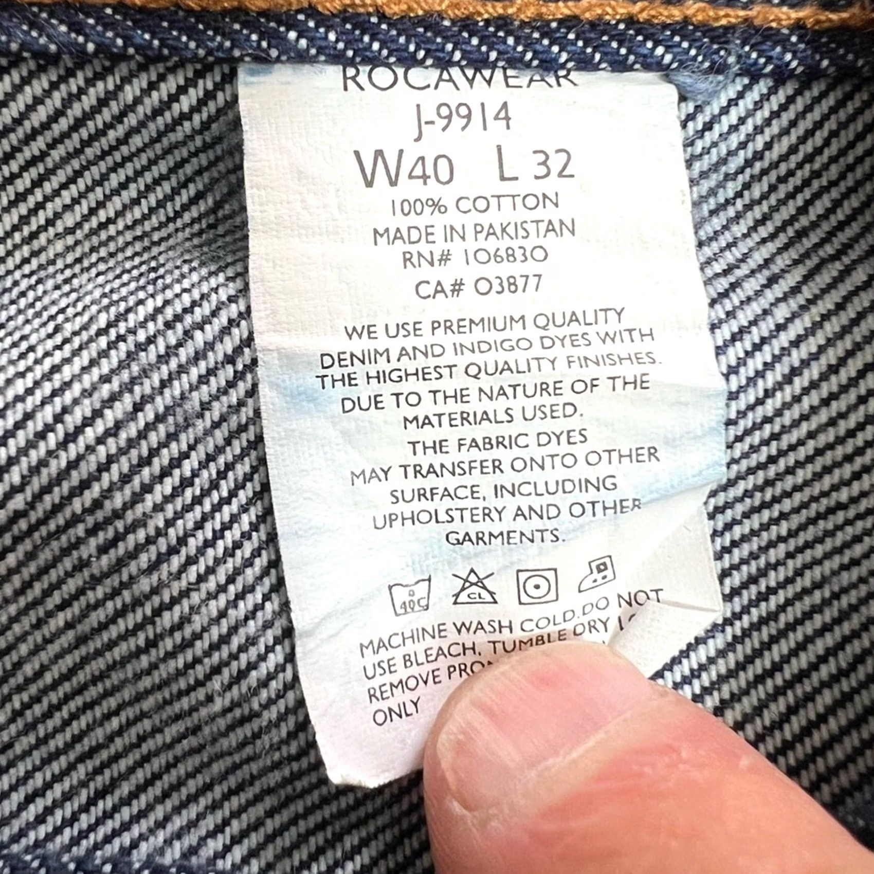 Rocawear Rocawear Men's Jeans 40 x 32 Blue Denim J-9914 Champion Regulation CLEAN Size US 40 / EU 56 - 8 Thumbnail