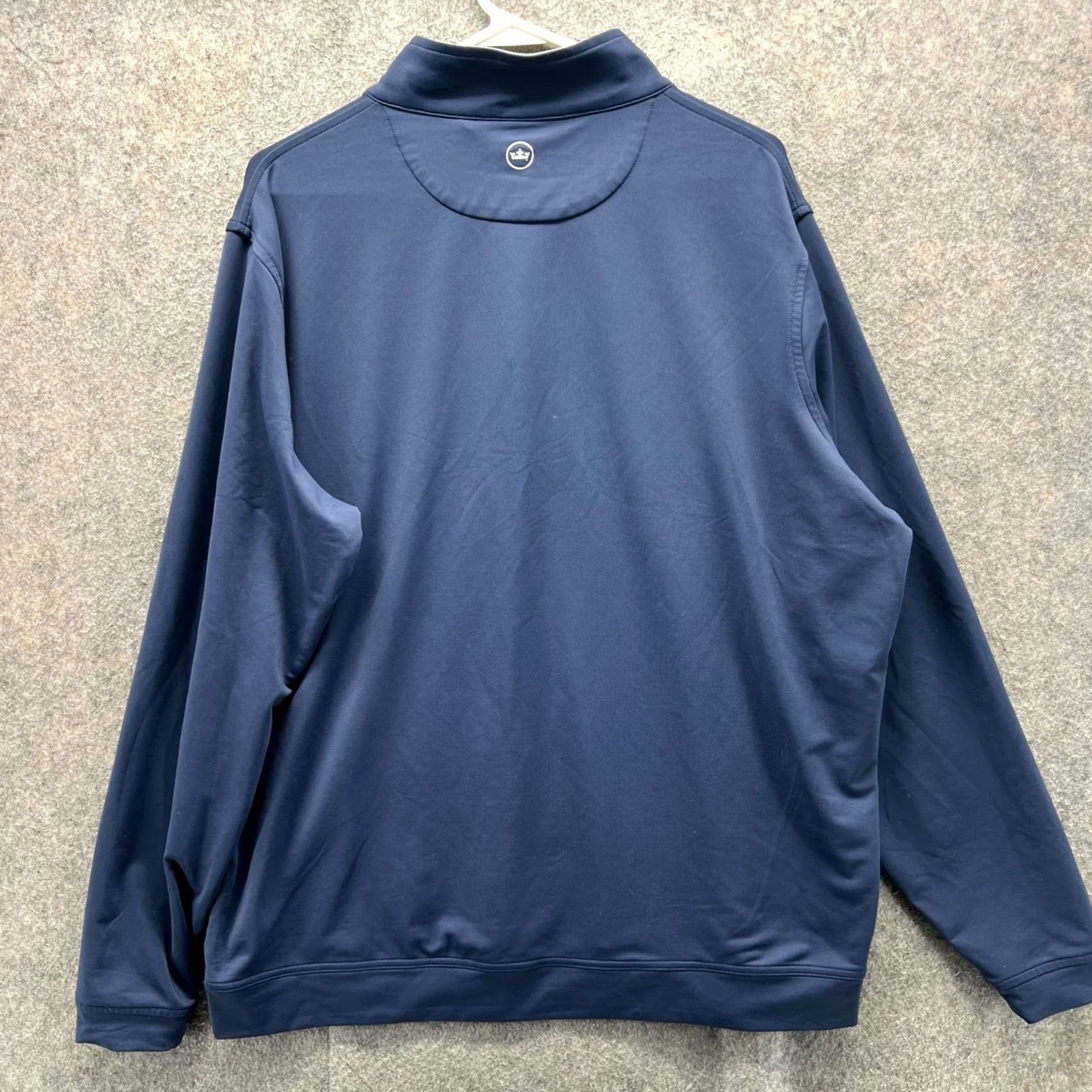 Peter Millar Peter Millar Pullover Sweatshirt Knit Mens XL Blue Zip Mock Neck Golf Logo Preppy All Seasons Shirt Size US XL / EU 56 / 4 - 2 Thumbnail