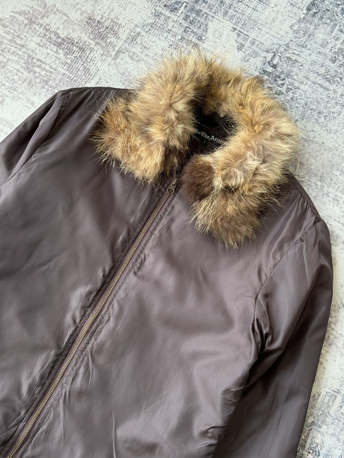 In The Attic × Japanese Brand × Vintage In The Attic Punk Poem Riot Fur LGB Inner Jacket Size US M / EU 48-50 / 2 - 4 Thumbnail