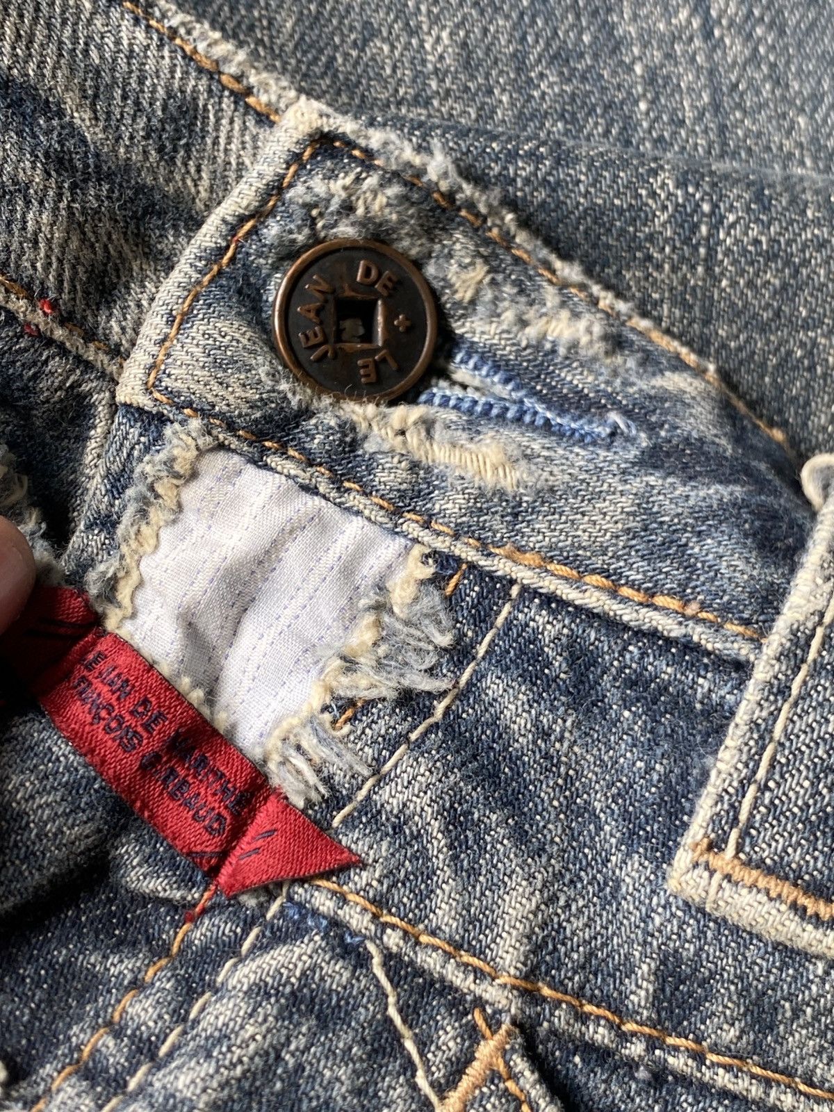 Marithe + Francois Girbaud MARITHE FRANCOIS GIRBAUD RING DENIM Size US 30 / EU 46 - 7 Thumbnail