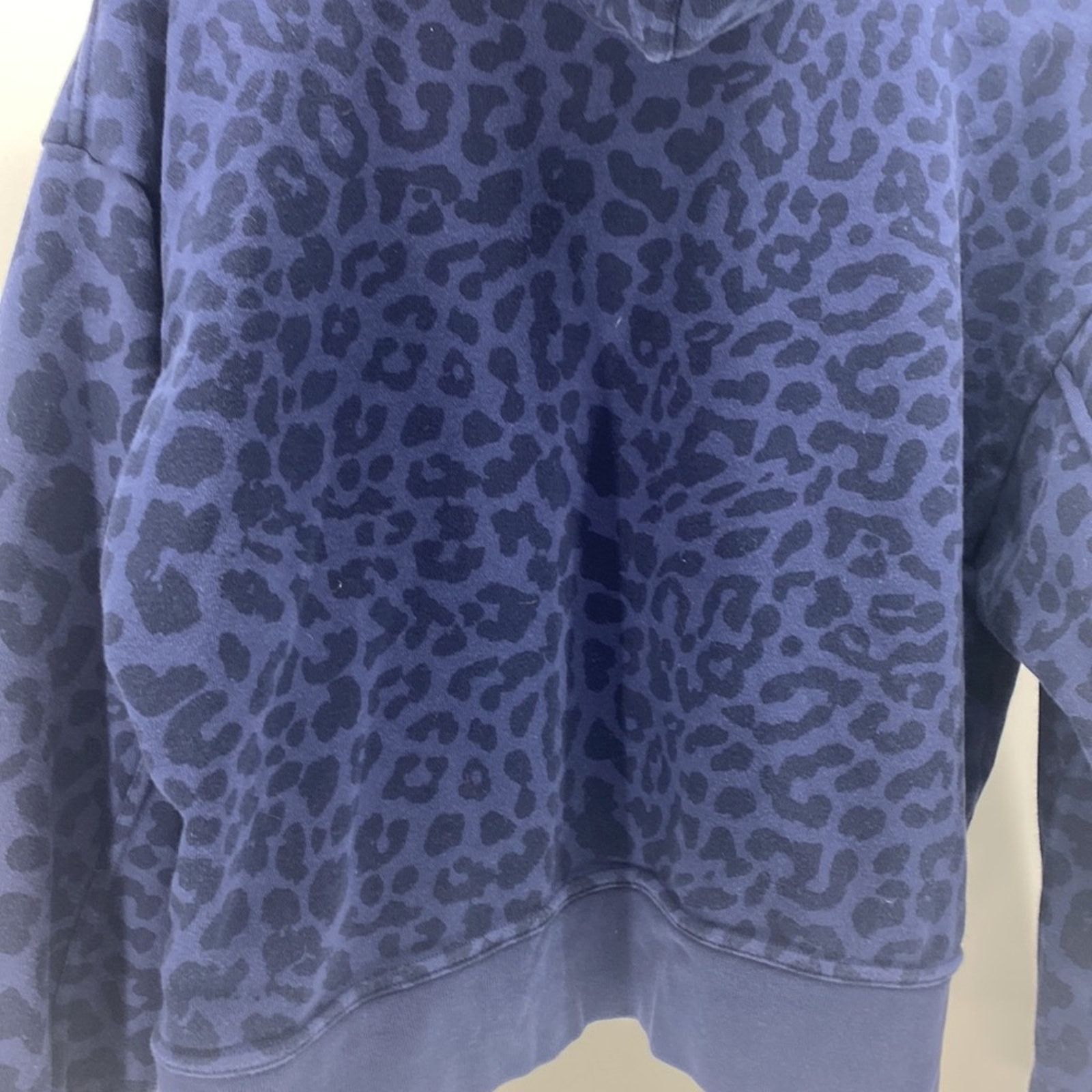 Nike NIKE blue animal print cropped oversized sweatshirt hoodie Size S / US 4 / IT 40 - 10 Thumbnail