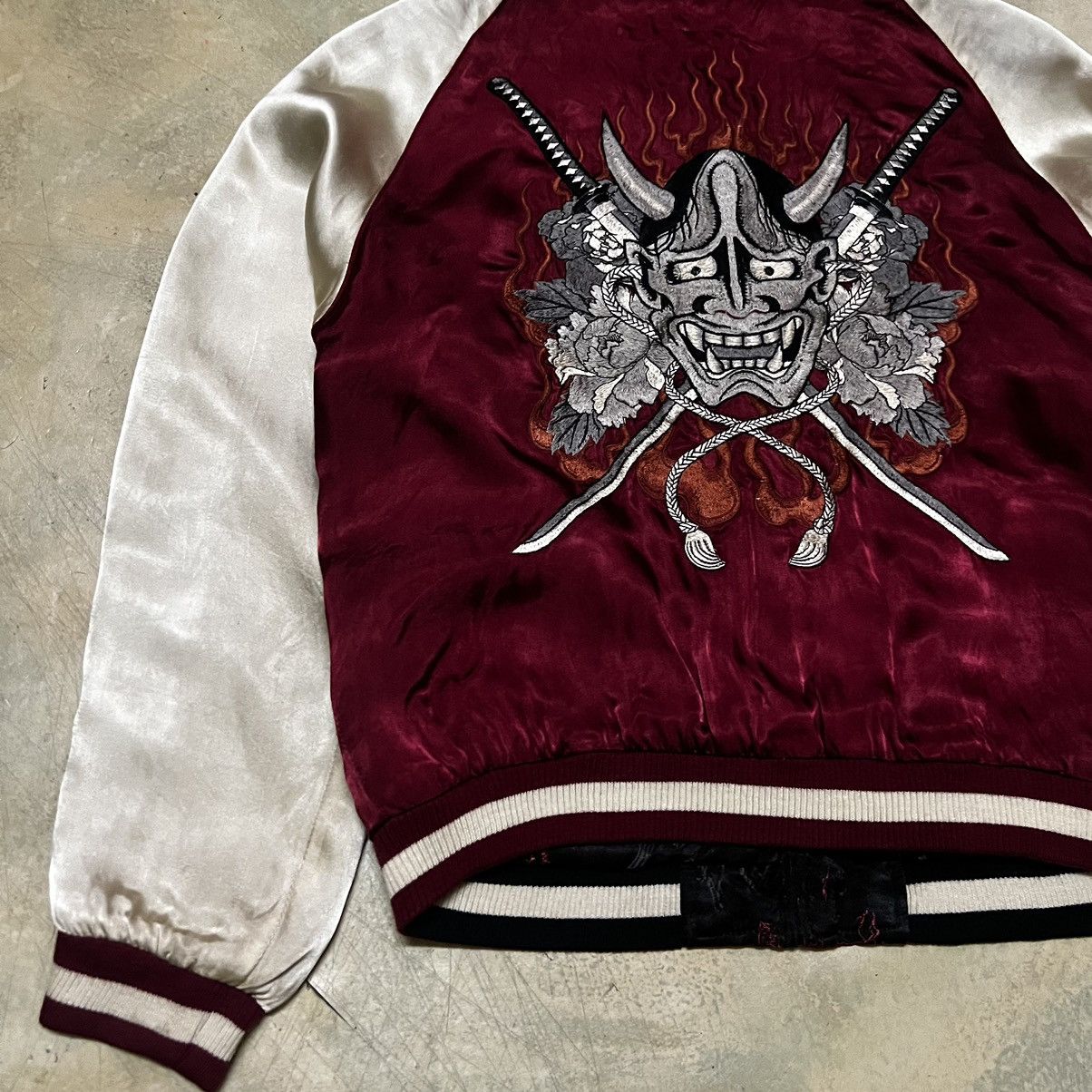Japanese Brand Devil Sukajan Reversible Jacket Size US S / EU 44-46 / 1 - 21 Thumbnail