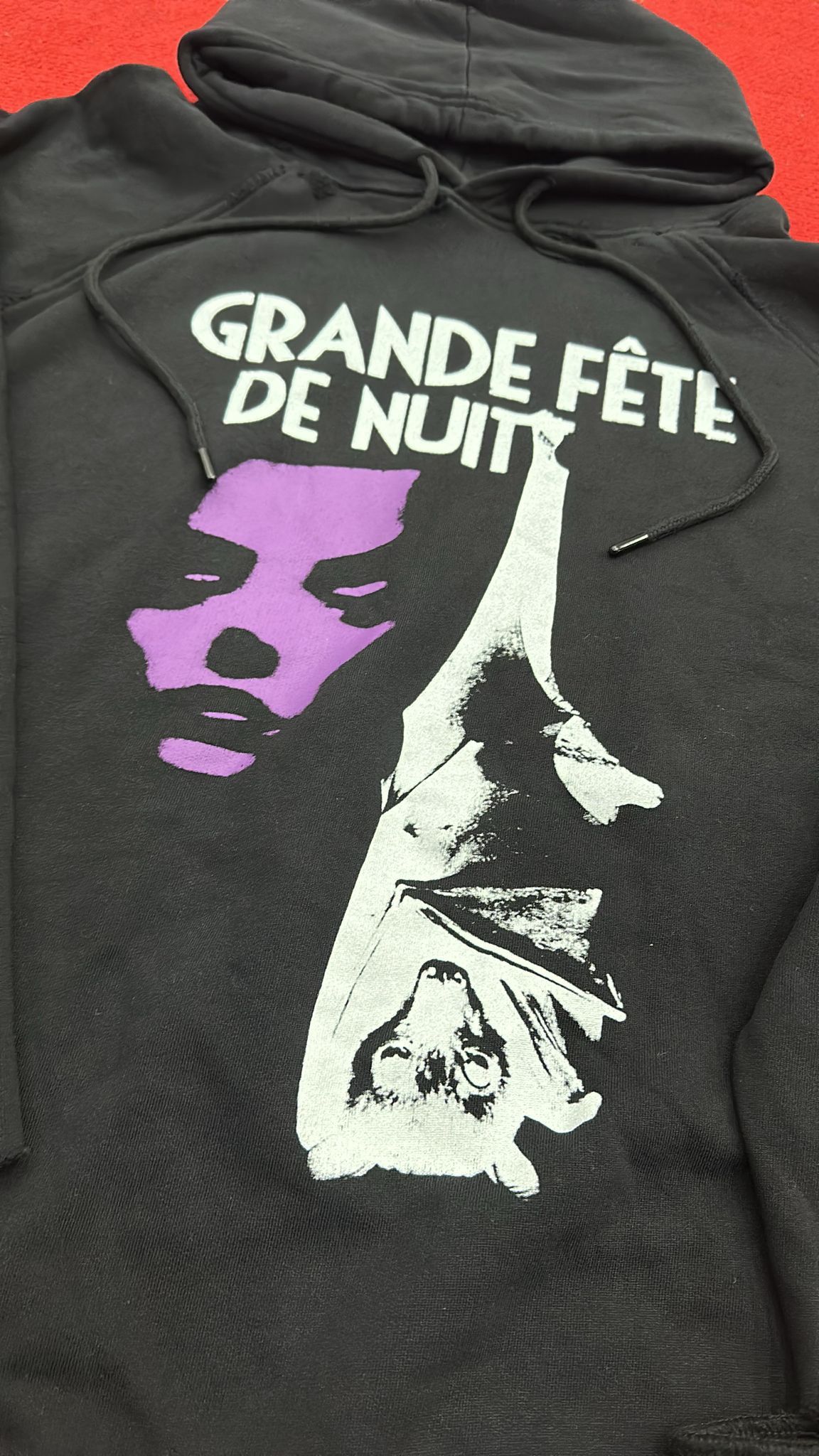 Raf Simons CC000021 2007 Sample Grande Fete De Nuit Hoodie in Black Size US L / EU 52-54 / 3 - 4 Thumbnail