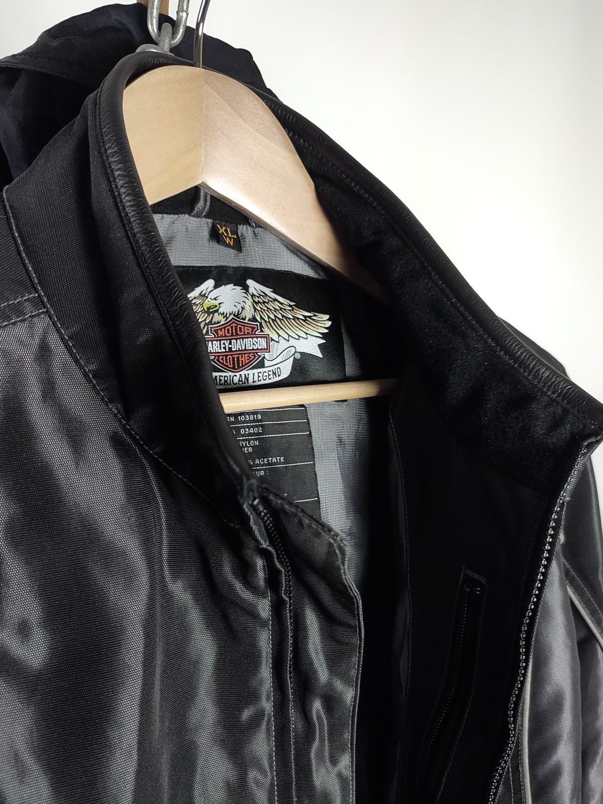 Harley Davidson Harley Davidson Reflective Nylon Biker Jacket Vintage 90s Size US L / EU 52-54 / 3 - 14 Thumbnail