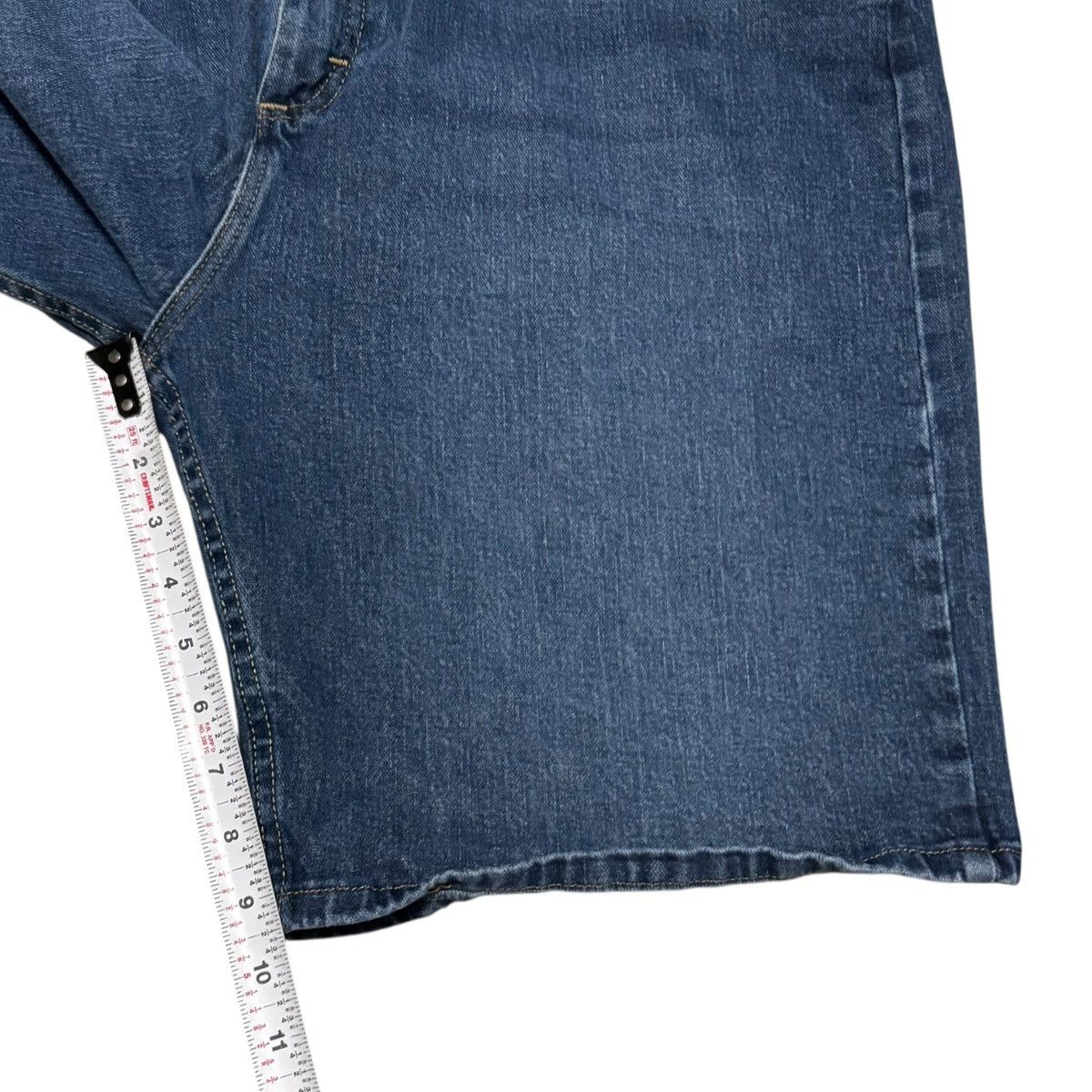 Wrangler Y2K Wrangler Dark Wash Relaxed Fit Jean Shorts Men's 39 Size US 39 - 7 Thumbnail