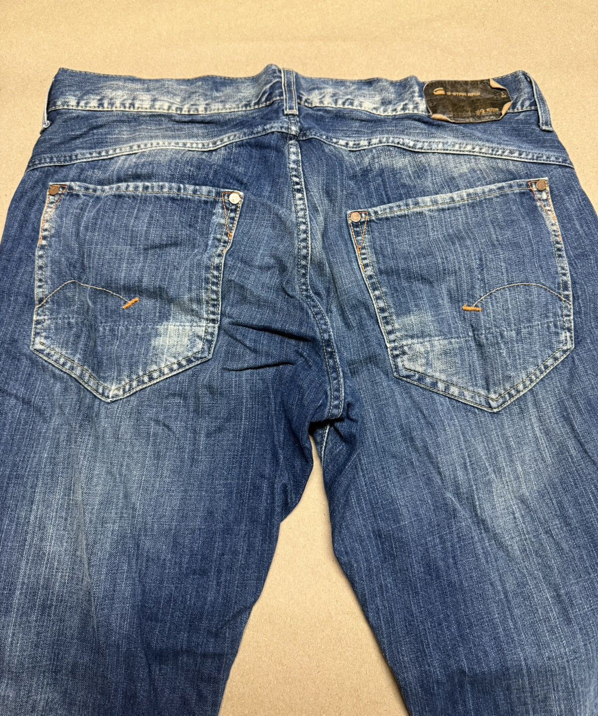 G-Star G Star Raw Denim Jeans Men’s 38 x 34 Rare! Size US 38 / EU 54 - 3 Thumbnail