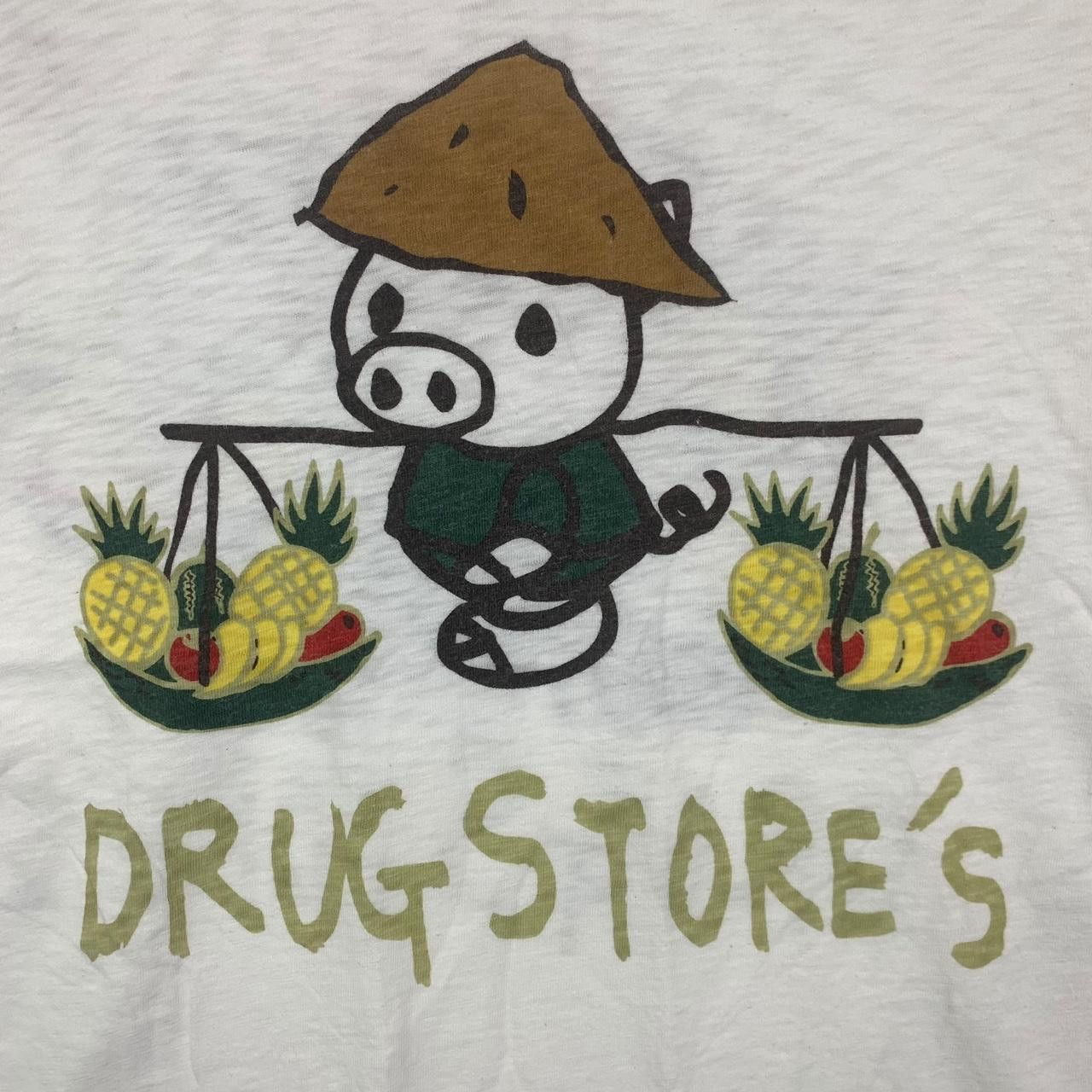 Vintage Vintage DRUG STORE’S HOG Japan Traditional Farmer Tee Shirt Size L / US 10 / IT 46 - 5 Thumbnail