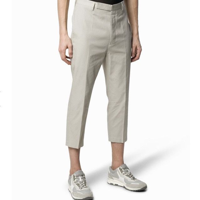 Rick Owens Rick owens easy astaires osyster cropped pants Size US 30 / EU 46 - 2 Thumbnail