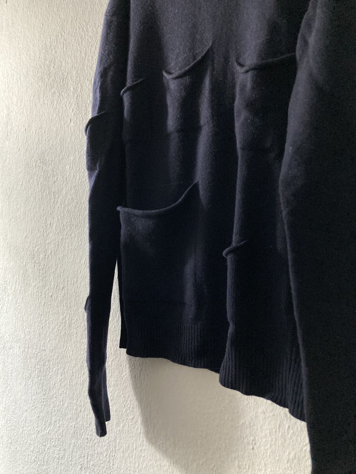 JW Anderson JW Anderson Navy Multi-Pocket Cashmere Wool Sweater Size US M / EU 48-50 / 2 - 6 Thumbnail