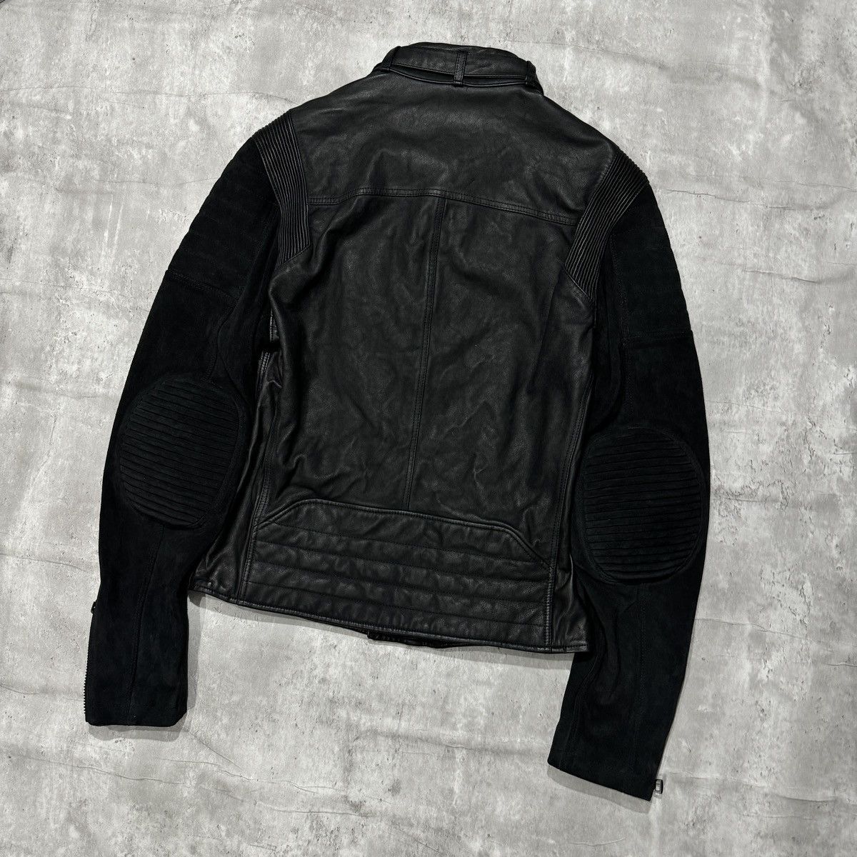 Ralph Lauren Ralph Lauren Black Label Leather Suede Moto Zip Jacket Size US S / EU 44-46 / 1 - 8 Thumbnail