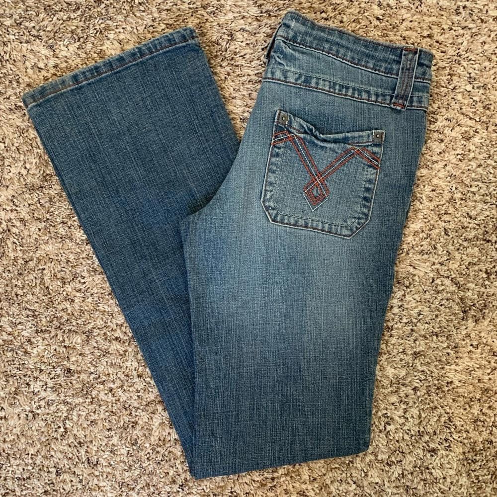 Other SO Wear It Declare It Med Wash Boot Cut Jeans, 7 Size 30" / US 8 / IT 44 - 3 Thumbnail