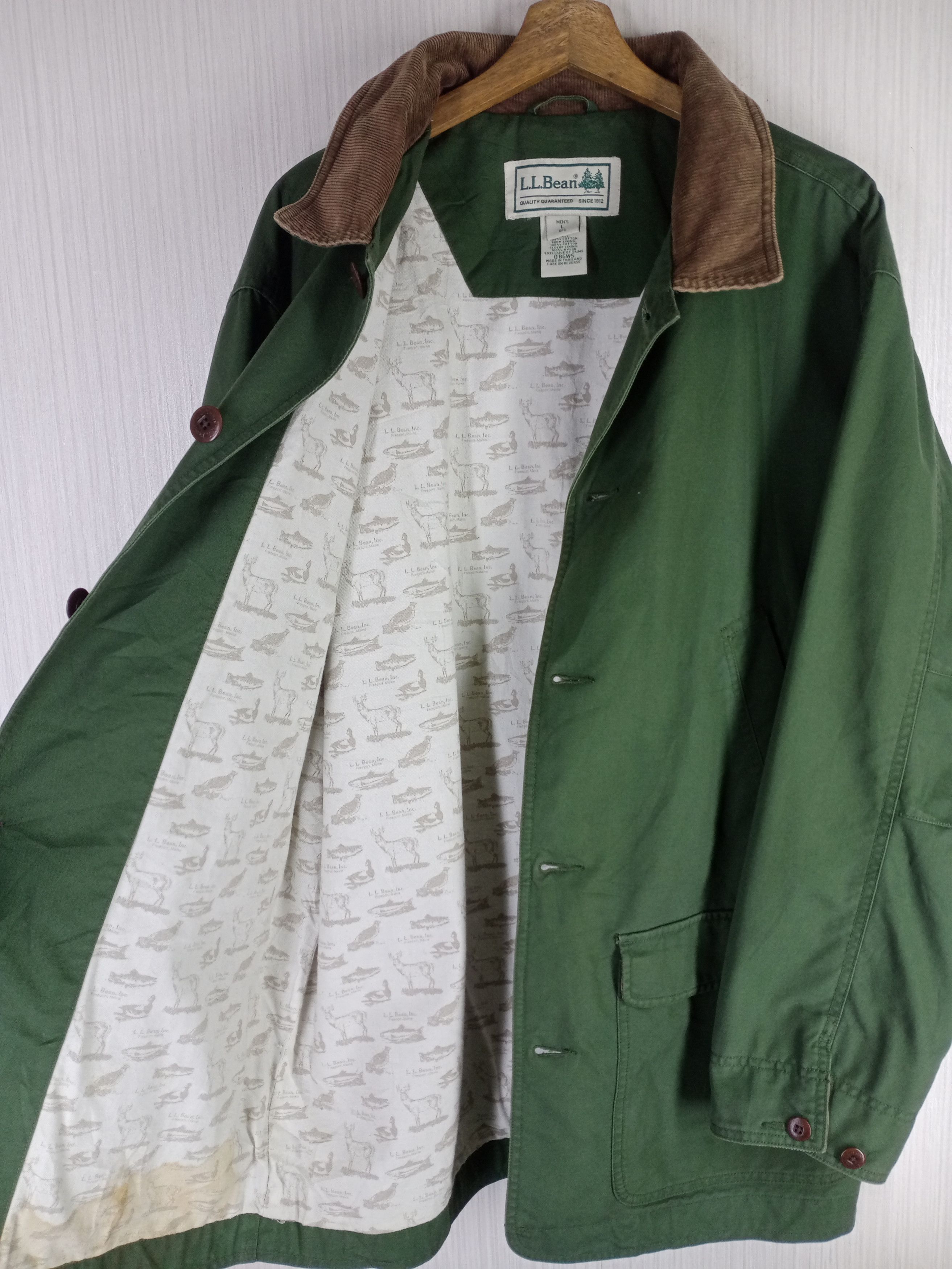 L.L. Bean Rare Vintage L.L. BEAN FREEPORT MAINE Chore Jacket Size US L / EU 52-54 / 3 - 2 Thumbnail