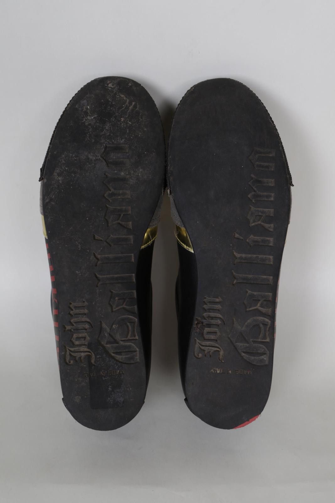John Galliano 00's John Galliano Rodolf Nero Low-Top Sneakers Size US 7.5 / EU 40-41 - 6 Thumbnail