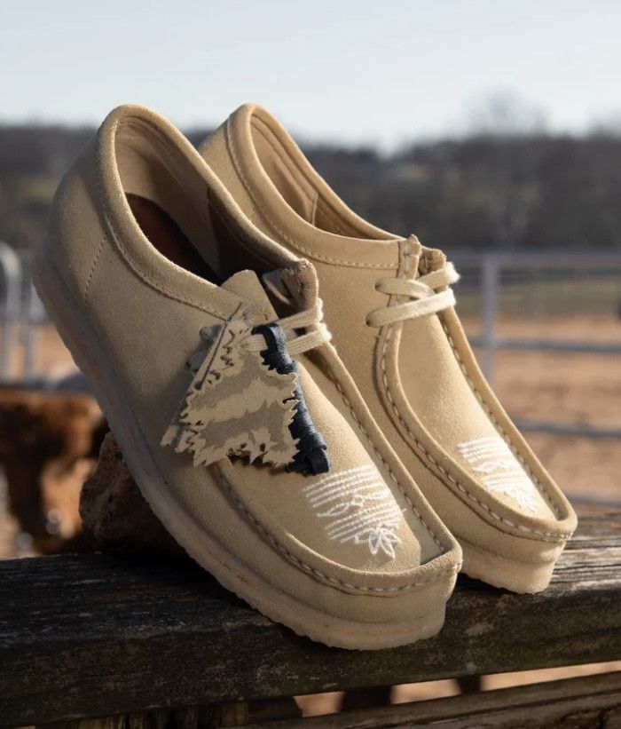 Clarks Throwing Fits x Clarks Wallabees | Grailed