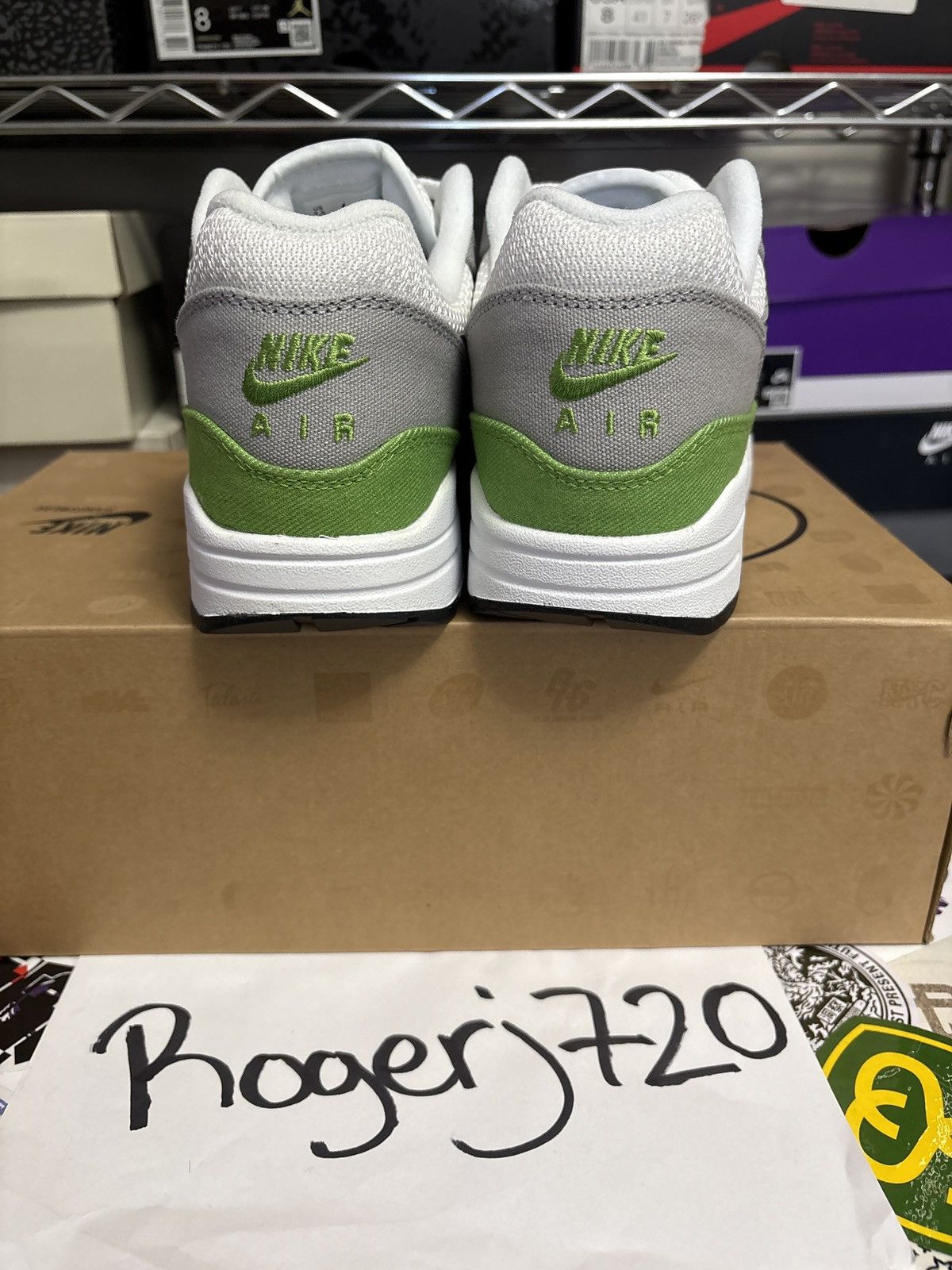 Nike × Patta Air Max 1 Chlorophyll 20th Anniversary Size US 7.5 / EU 40-41 - 2 Thumbnail