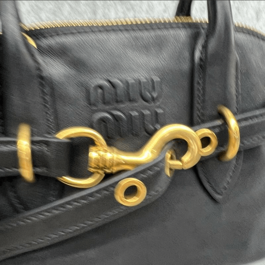 Miu Miu Miu Miu Nappa Leather Shoulder & Handheld Bag Size ONE SIZE - 7 Thumbnail