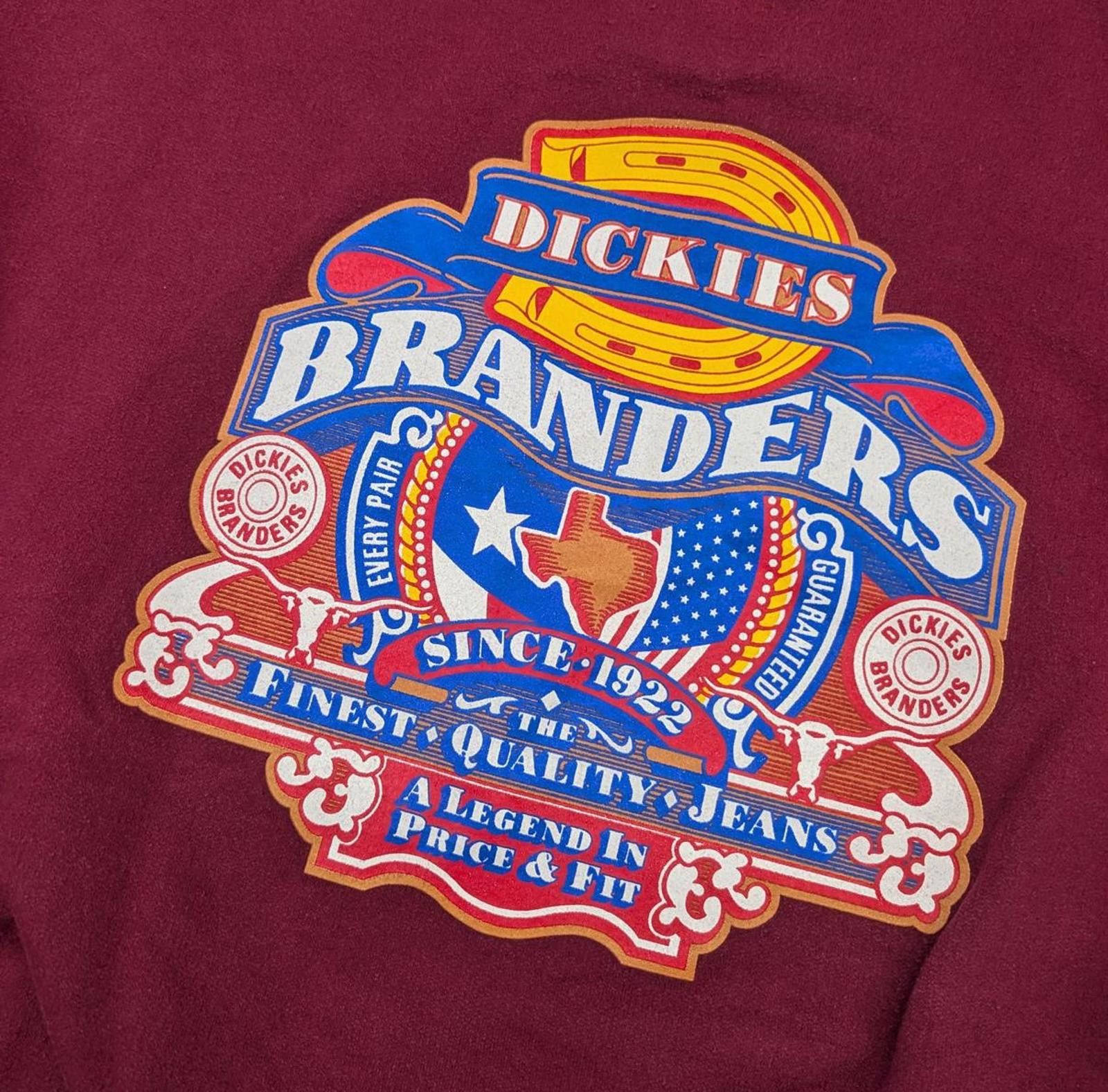 Dickies Vintage 90s Dickies Branders Cowboy Crew Neck Sweater Size US L / EU 52-54 / 3 - 2 Thumbnail