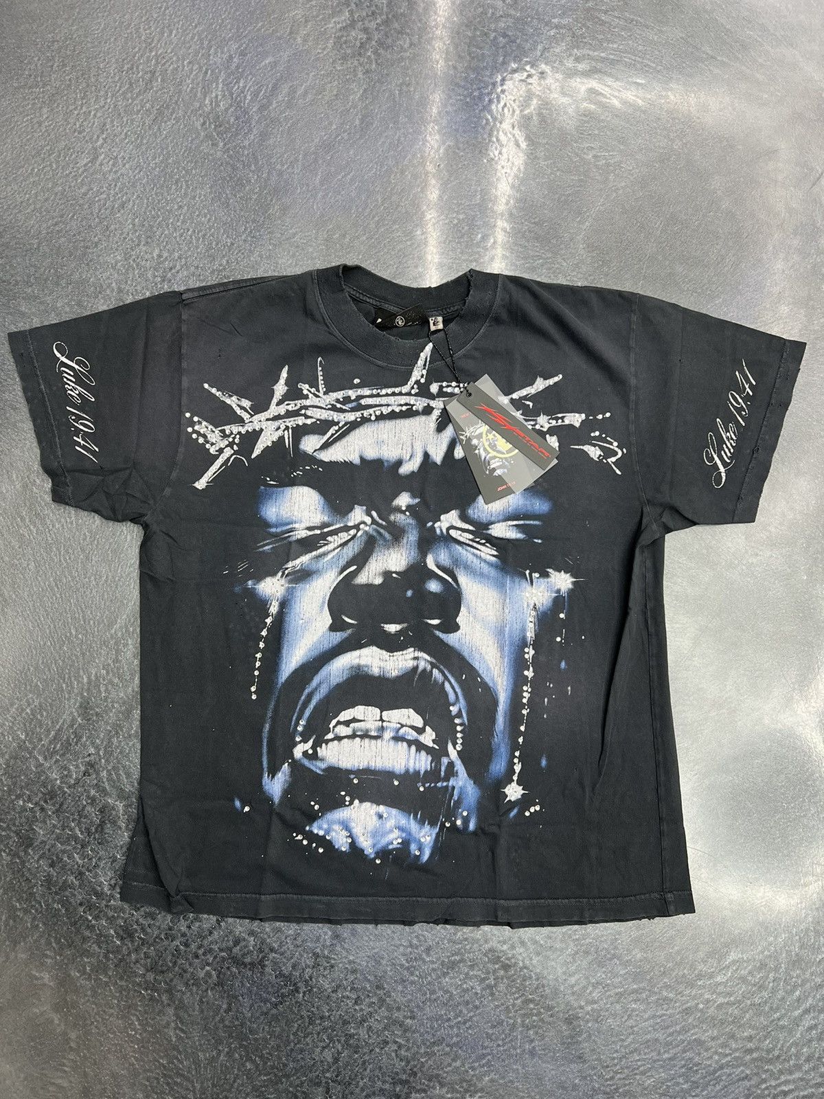 HELLSTAR Hellstar Jesus Wept T-Shirt Size US L / EU 52-54 / 3 - 1 Thumbnail
