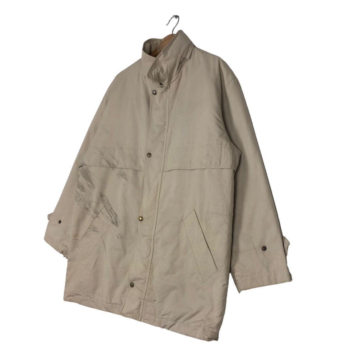 Burberry 🔥Vintage Chore Jacket Burberrys Big Logo Size US L / EU 52-54 / 3 - 2 Thumbnail