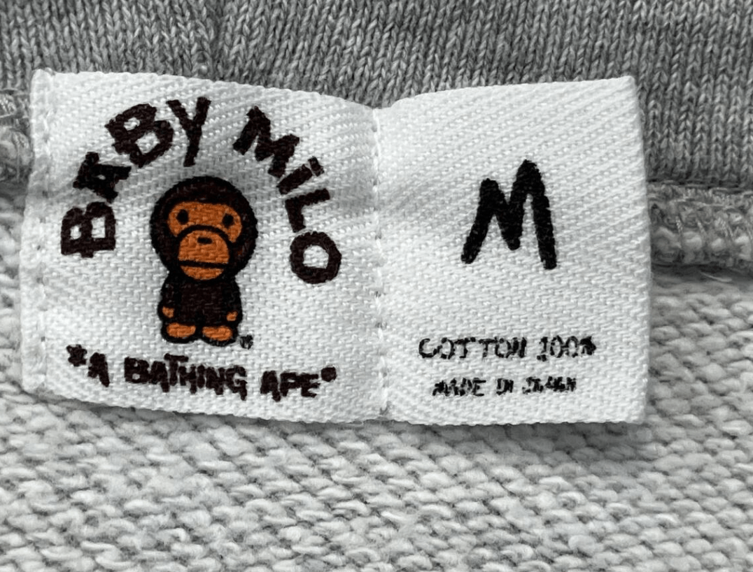 Bape OG Bape Gray Milo Bone Friends Zip Hoodie Size US M / EU 48-50 / 2 - 3 Thumbnail