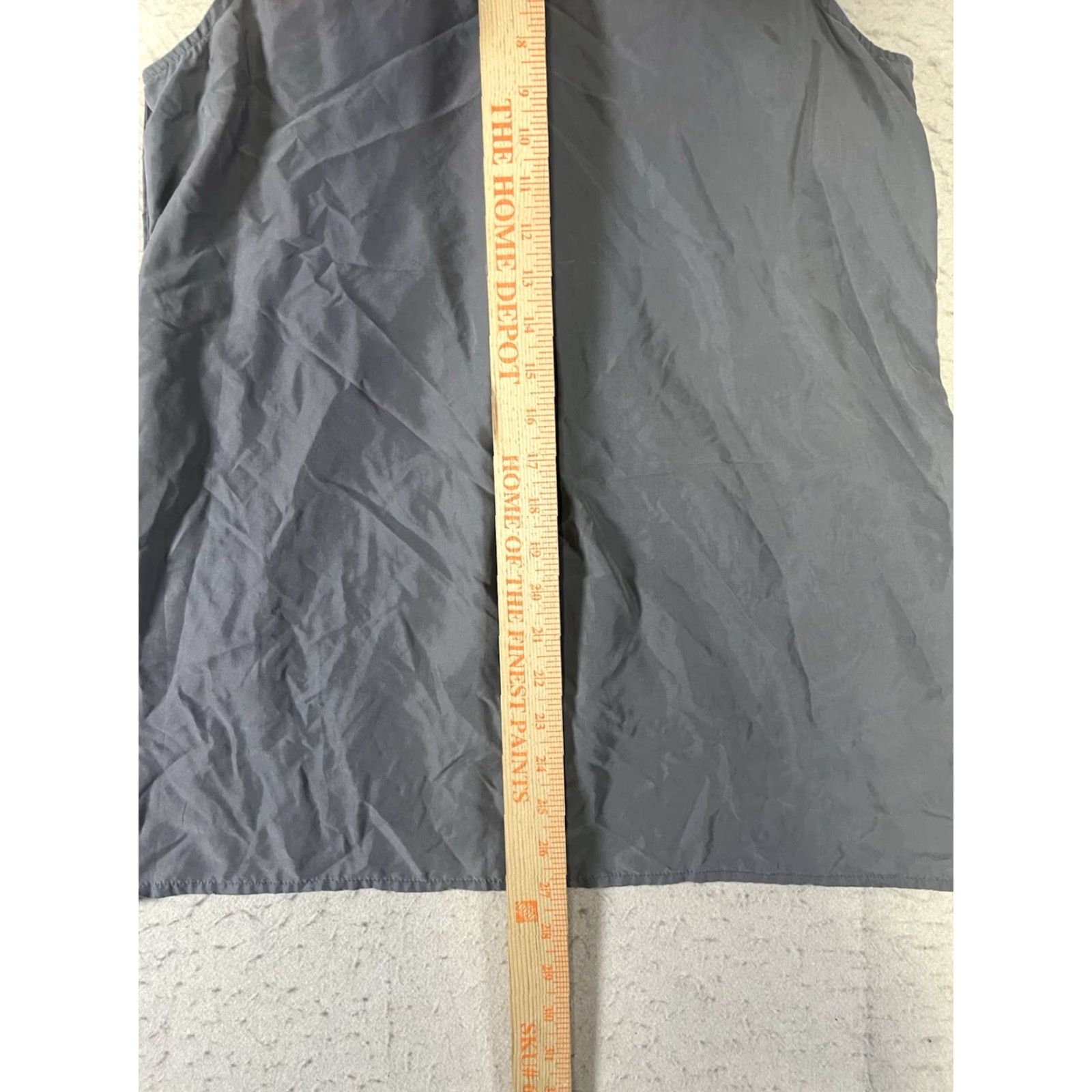 Vintage RO&DE Tank Shirt Women M Gray Sleeveless V-Neck Casual Blouse Medium Regular Knit Modal Polyester Blend Size M / US 6-8 / IT 42-44 - 4 Thumbnail