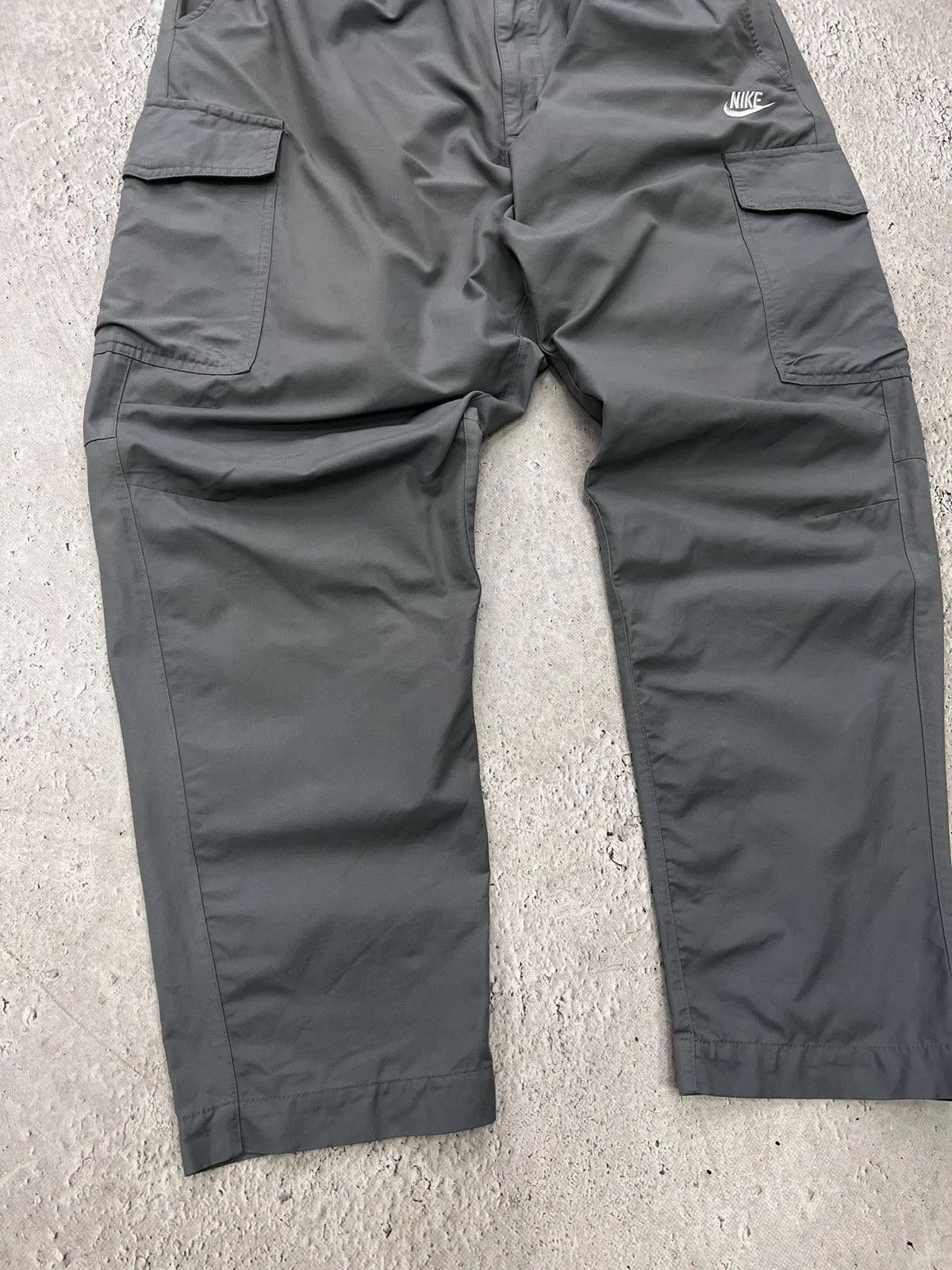 Nike Nike drill cargo pants y2k nylon swoosh y2k Size US 35 - 2 Thumbnail